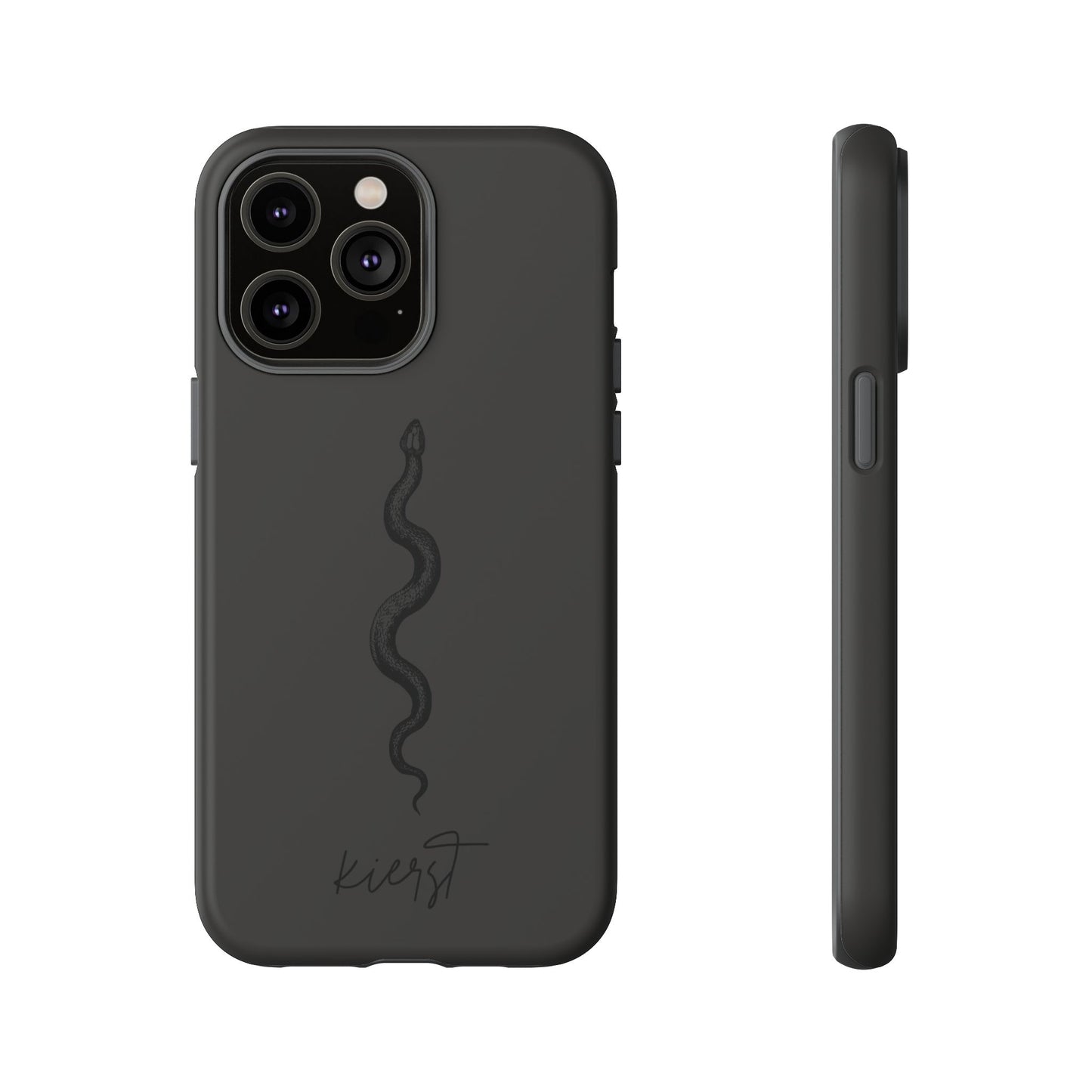 Long Black Snake iPhone Case | Subtle Edge, Quiet Power