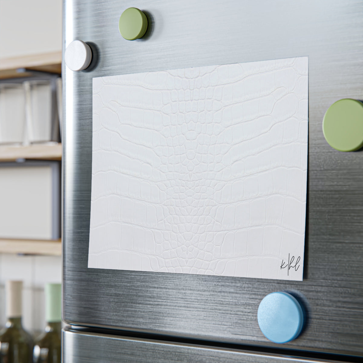 White Alligator Post-it® Note Pad