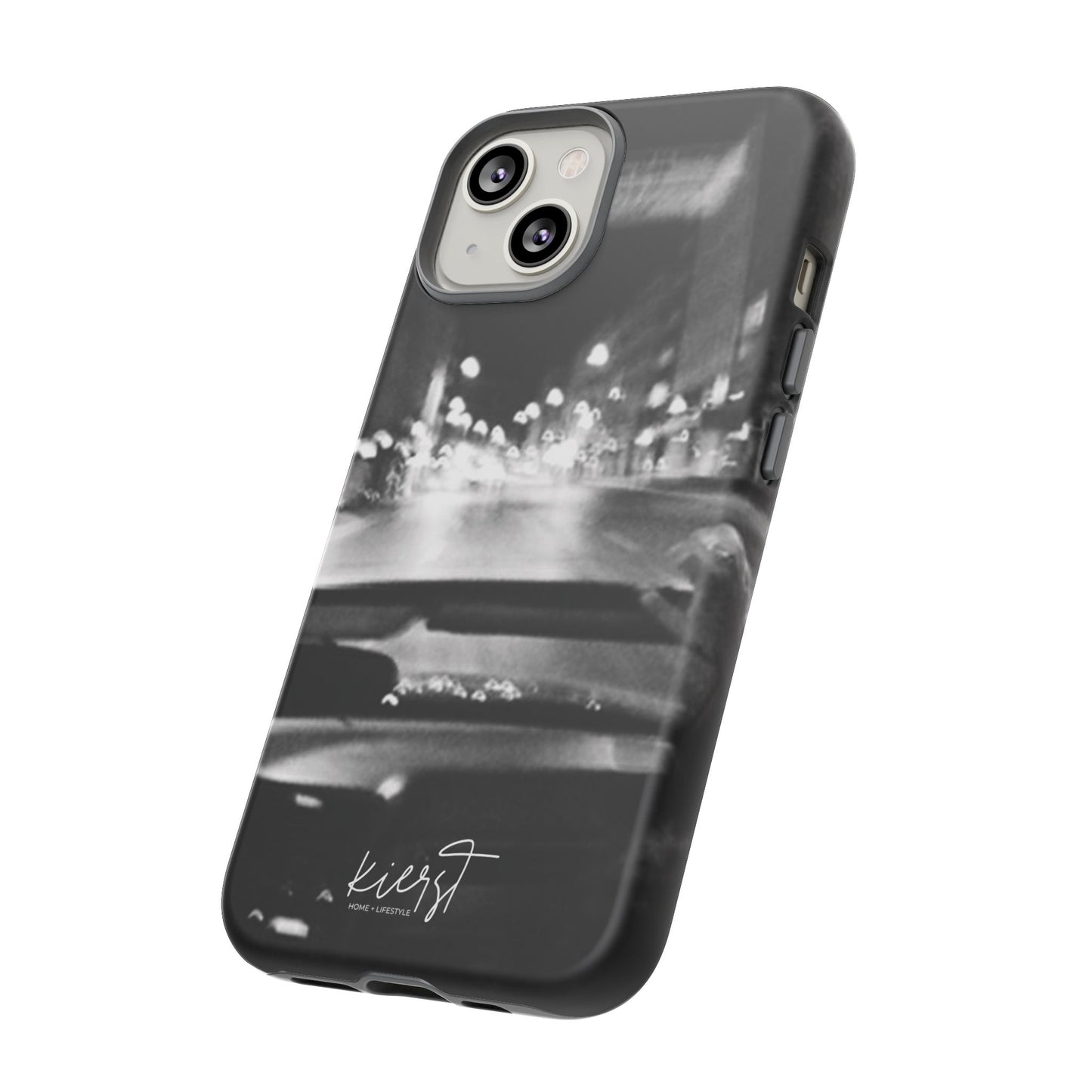 Faded Summer Nights iPhone Case | A Cinematic Blur of City Lights and Nostalgia