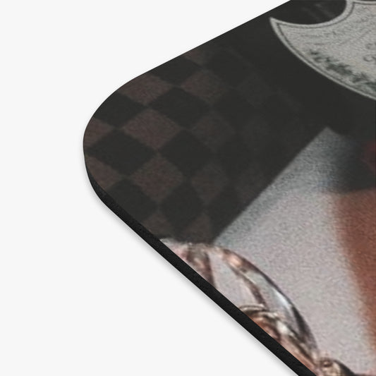 Just A Girl Mouse Pad – Vintage Vanity Flatlay Aesthetic