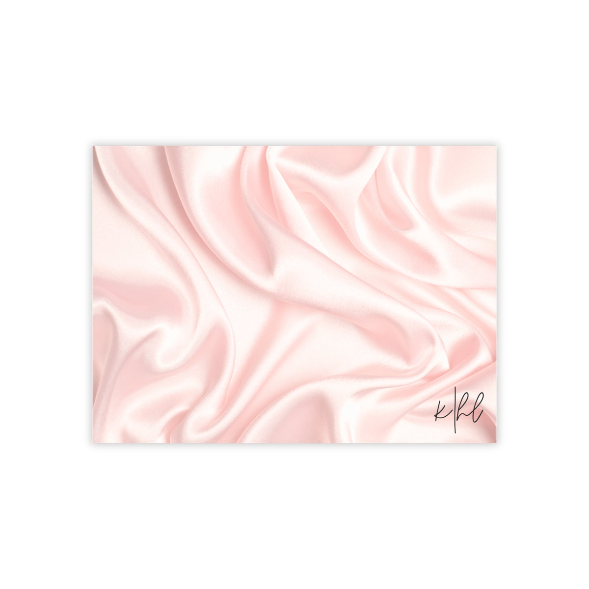 Pink Silk Striped Post-it® Note Pad