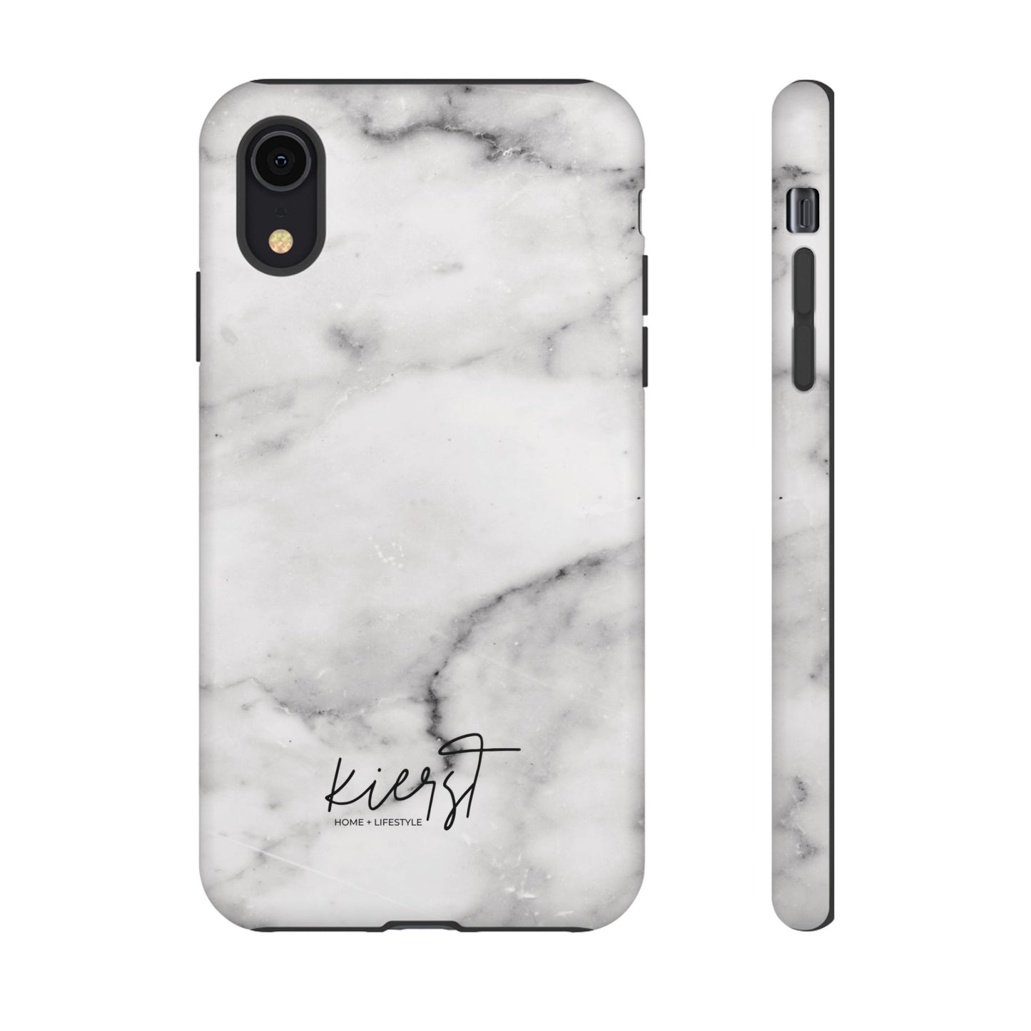 Lived-In White and Grey Marble iPhone Case | Curated Calm, Captured in Marble
