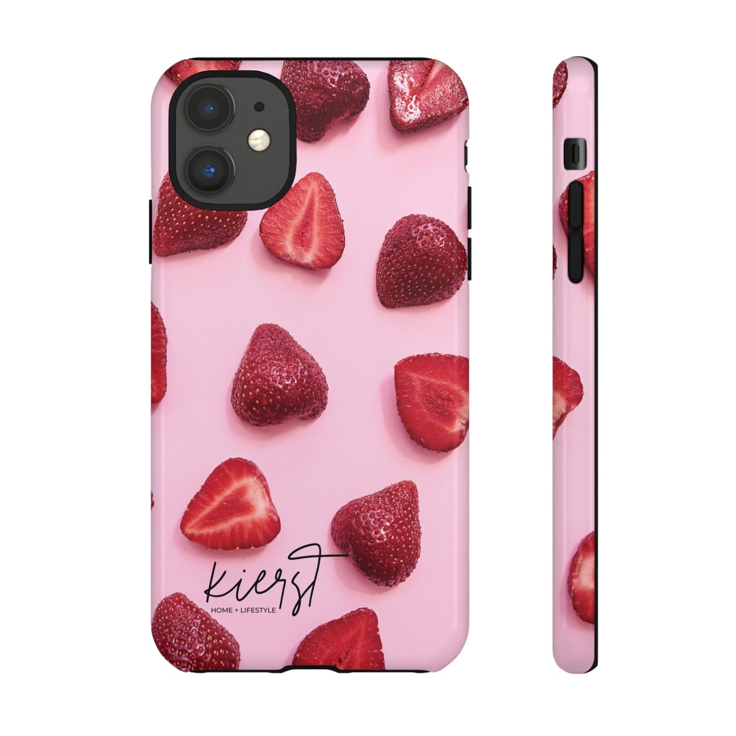 Strawberries iPhone Case | A Sweet Statement Rooted in Soft Luxury