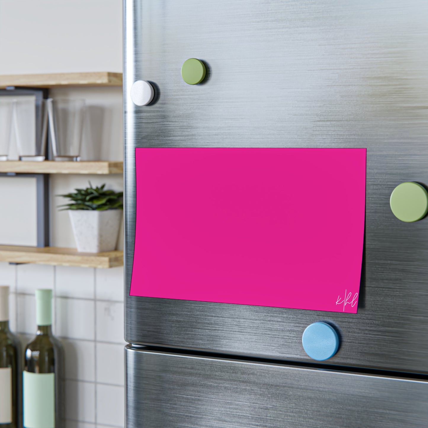 kierst Signature Hot Pink Post-it® Note Pad | Vibrant Sticky Notes for Bold Desks