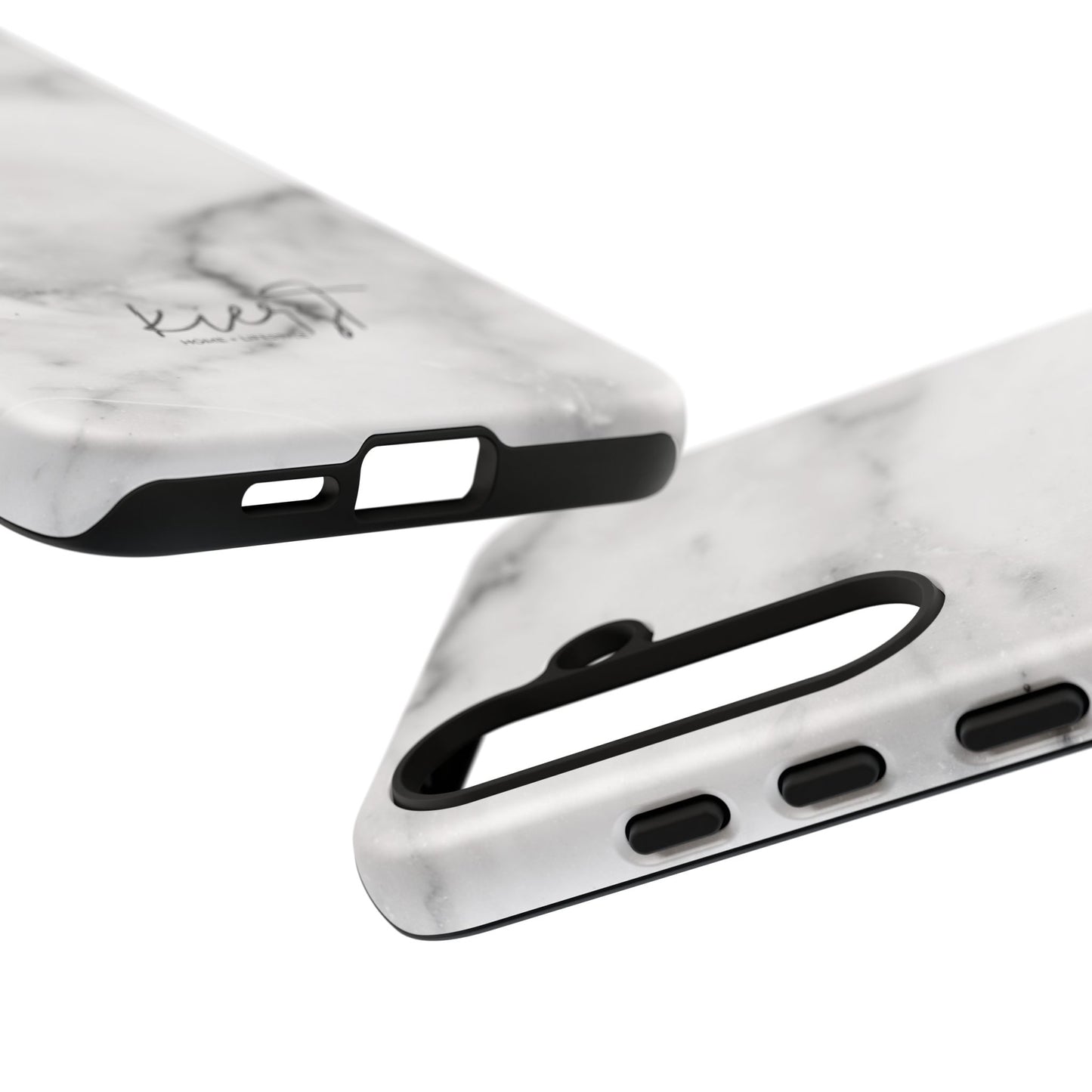 Lived-In White and Grey Marble Samsung Galaxy Case | Soft Strength, Redefined