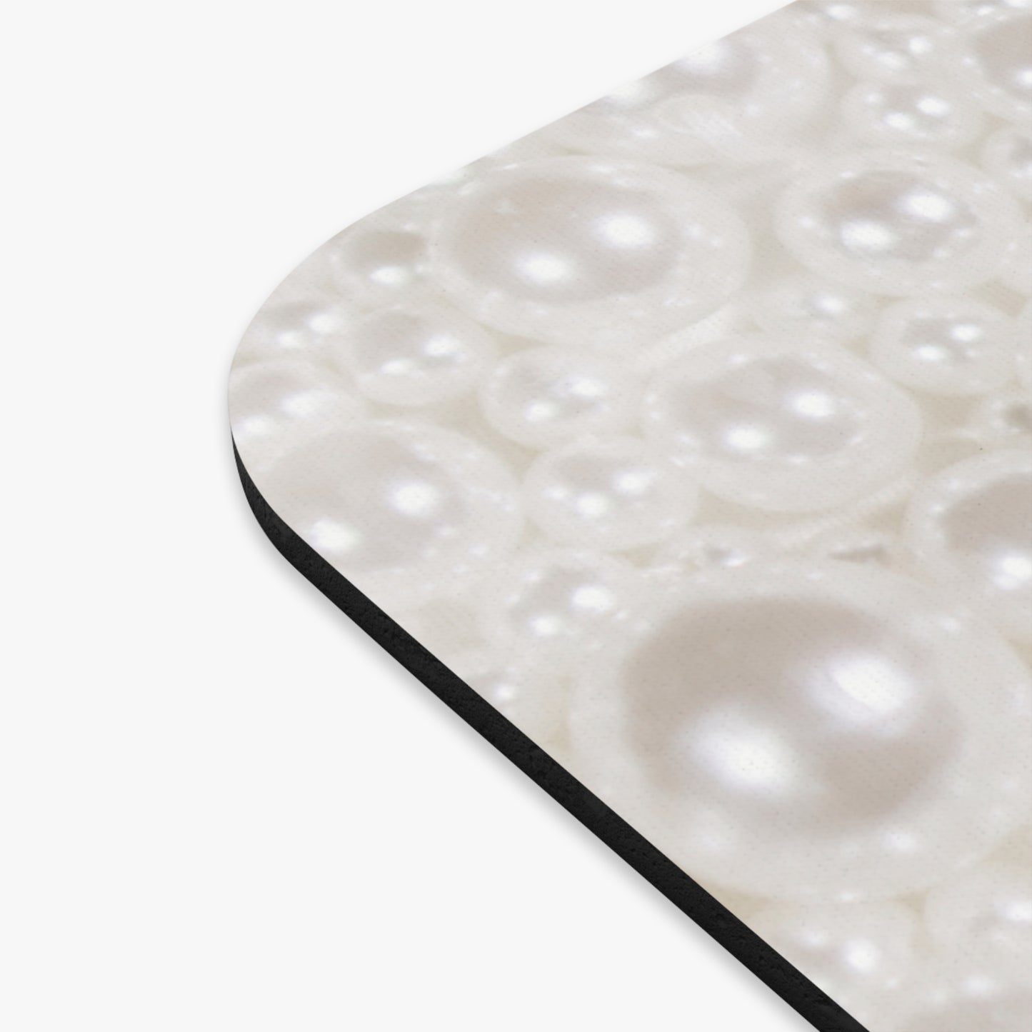 Various Pearls Mouse Pad – Elegant White | Chic Office or Vanity Accessory