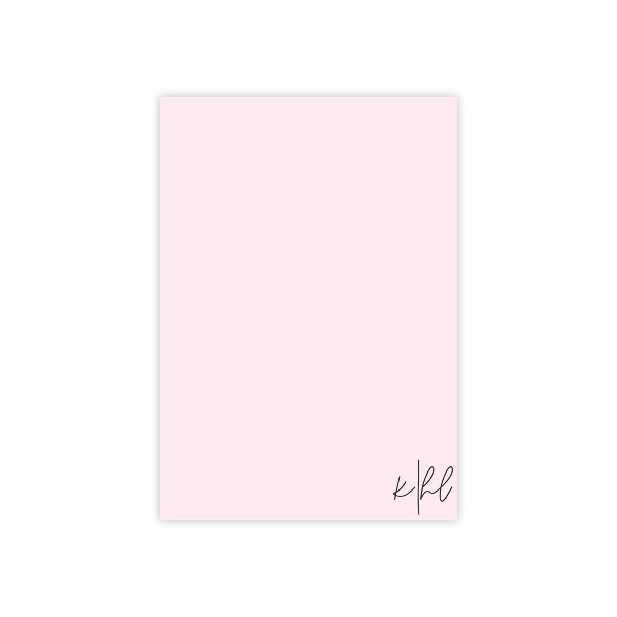 kierst Signature Pink Post-it® Note Pad