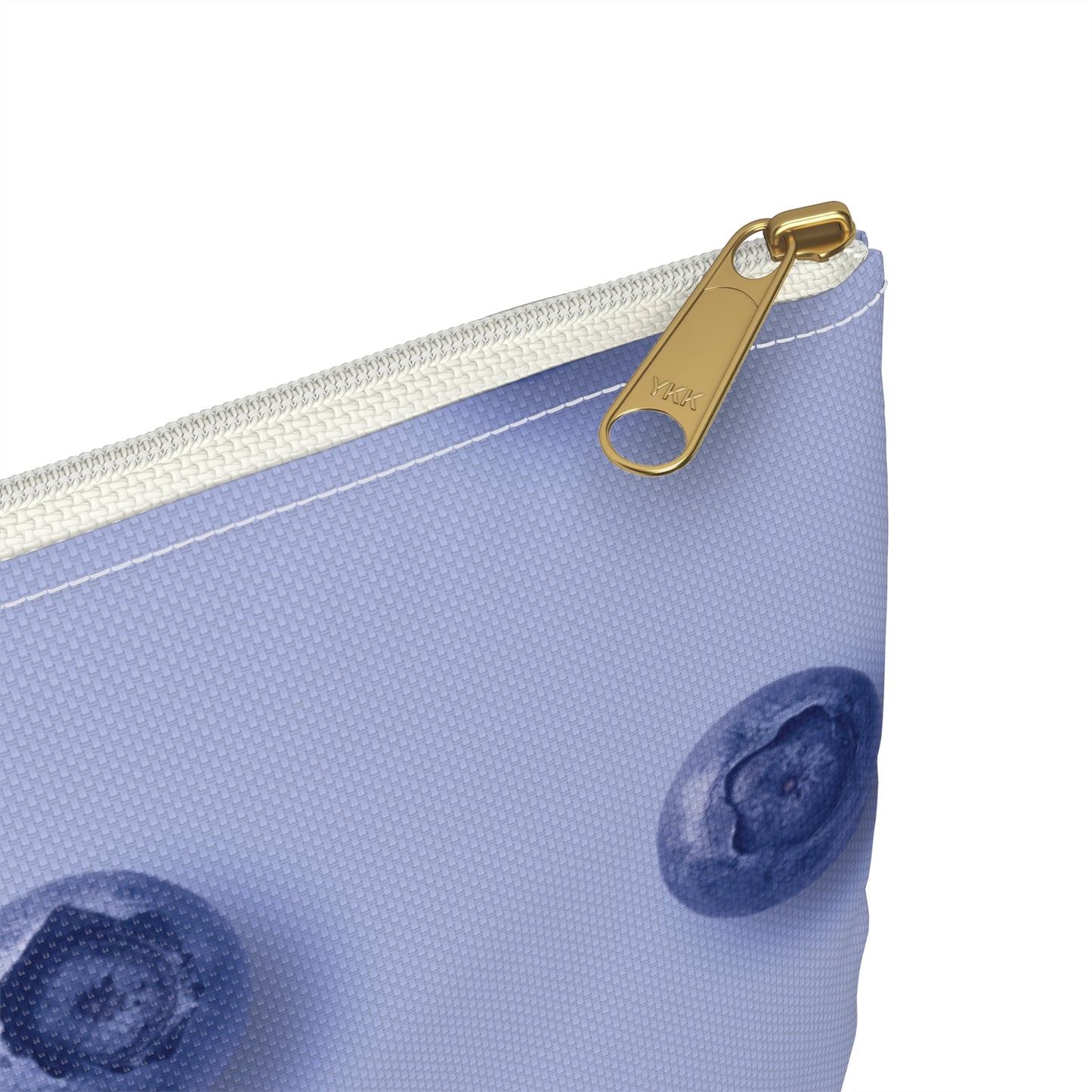 Blueberry Pop Accessory Pouch – Limited Edition Periwinkle & Fruit Print