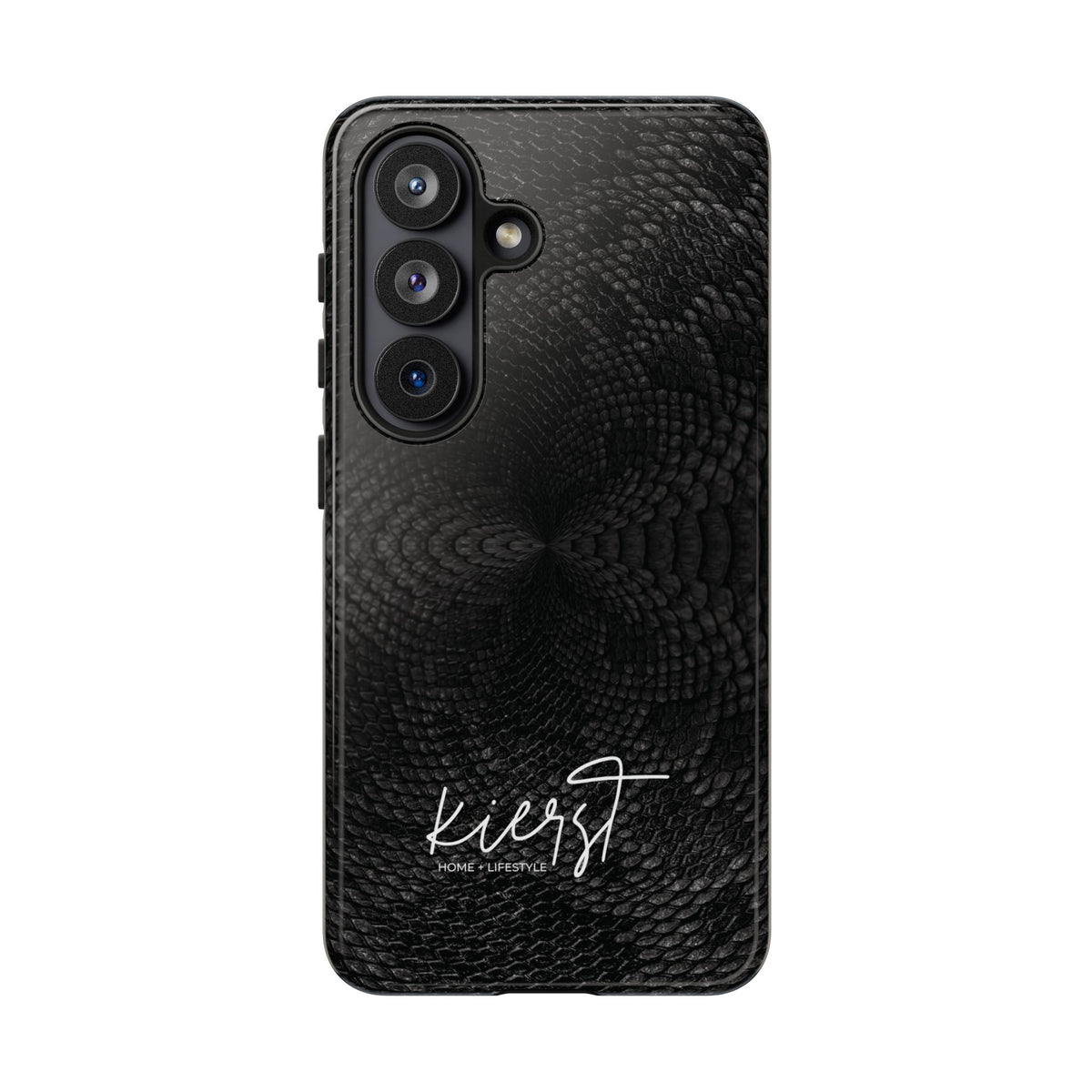Black + Grey Snake Print Samsung Galaxy Phone Case