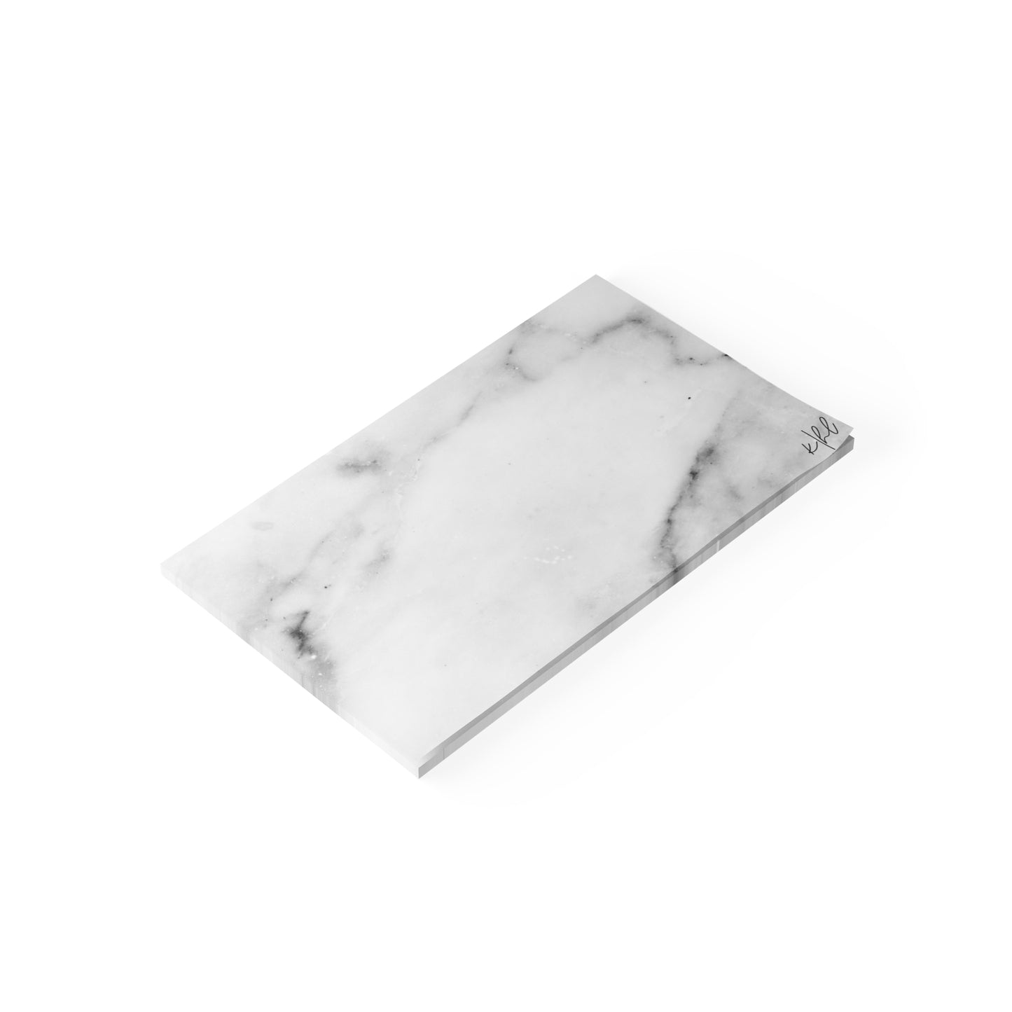 Lived-In Grey and White Marble Post-it® Note Pad