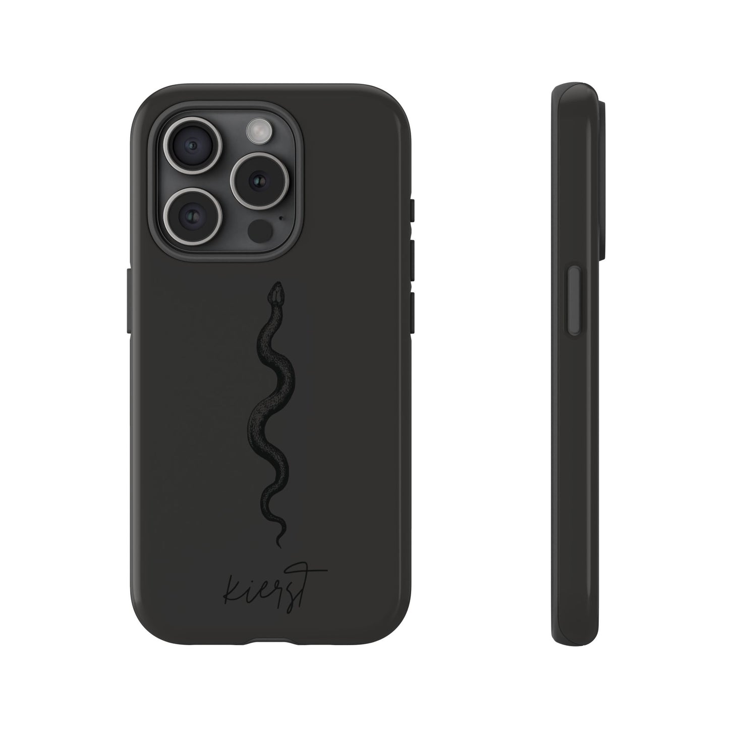 Long Black Snake iPhone Case | Subtle Edge, Quiet Power