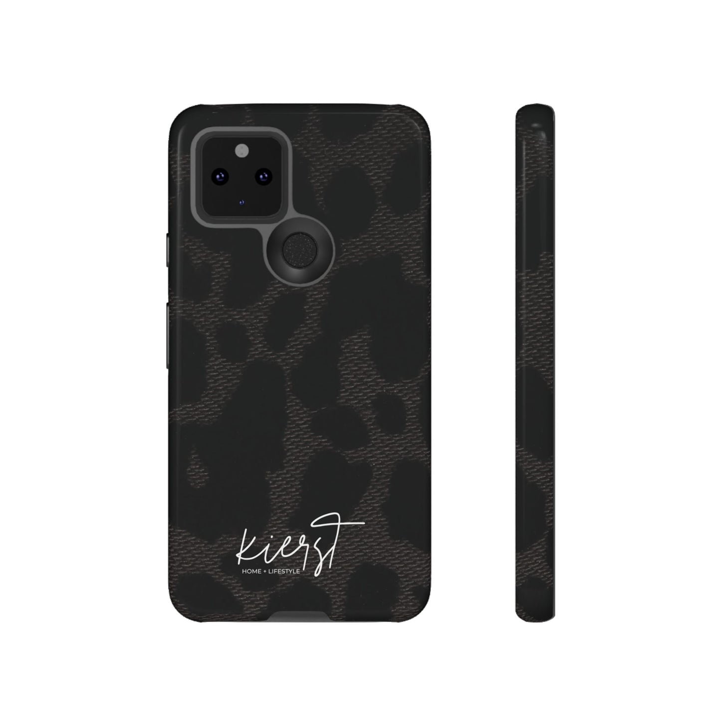 Black Leopard Google Pixel Phone Case | Striking Neutral, Wild Edge