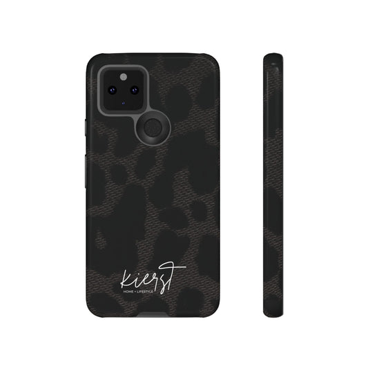 Black Leopard Google Pixel Phone Case | Striking Neutral, Wild Edge