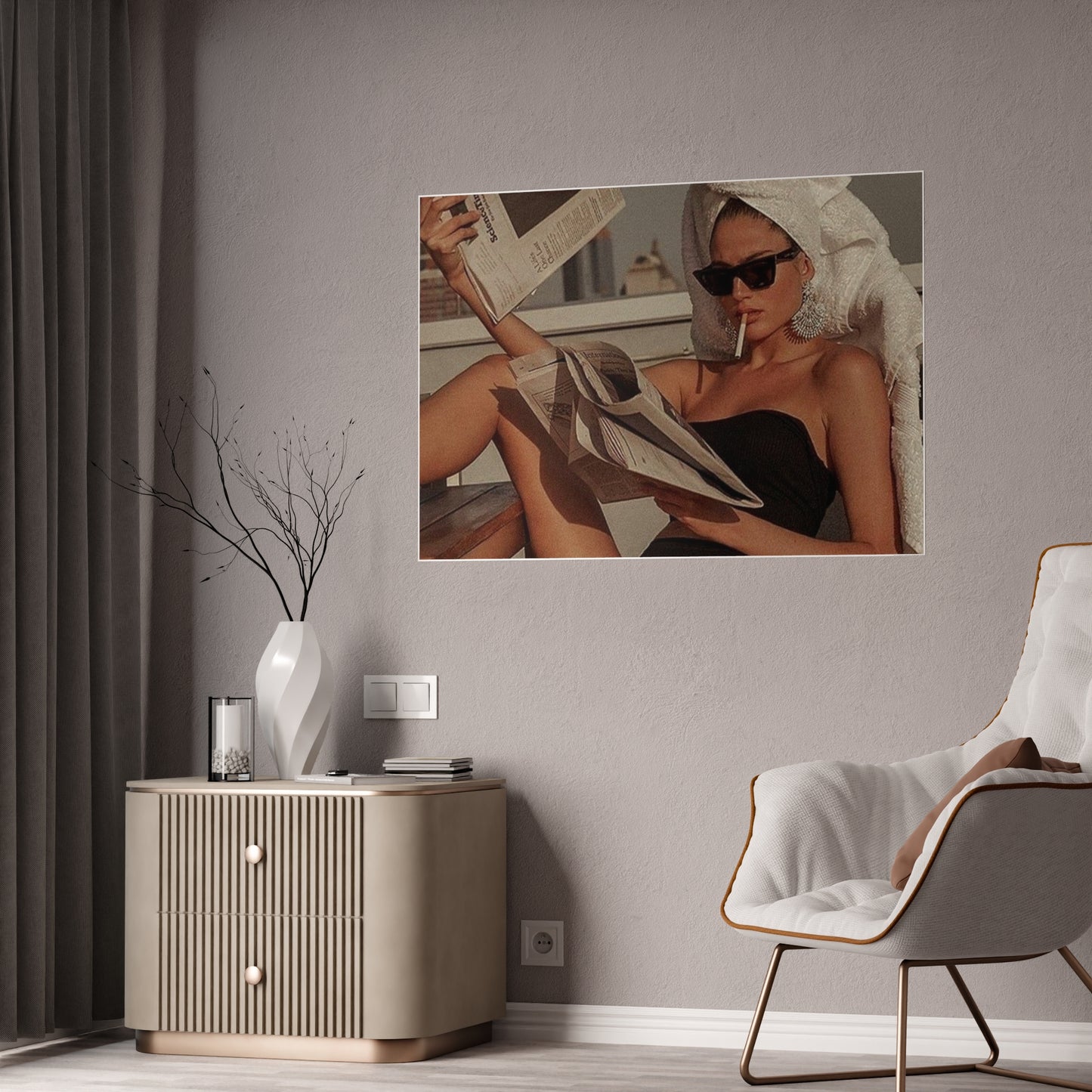 A Classic Affair Glossy Poster | Vintage Glamour in High Shine
