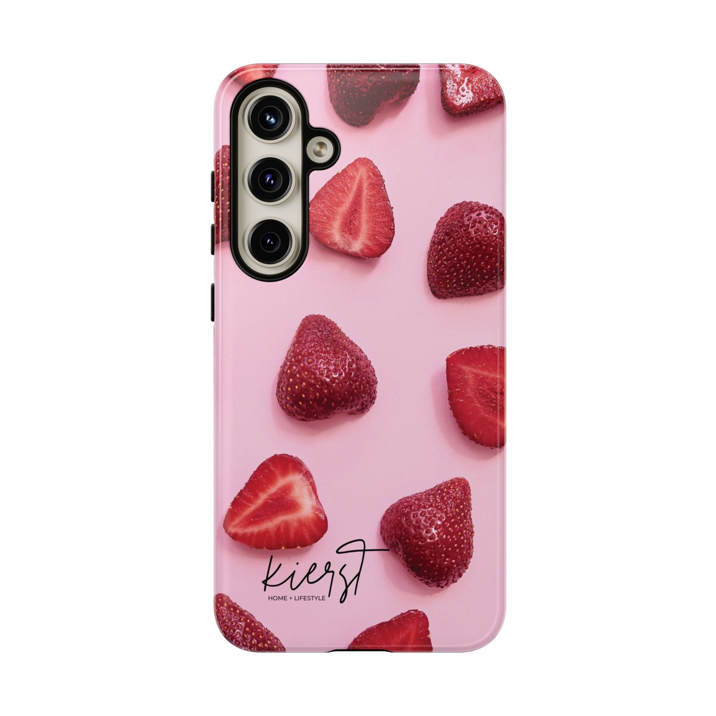 Strawberries Samsung Galaxy Phone Case | A Juicy Pop of Playfulness Meets Polished Design
