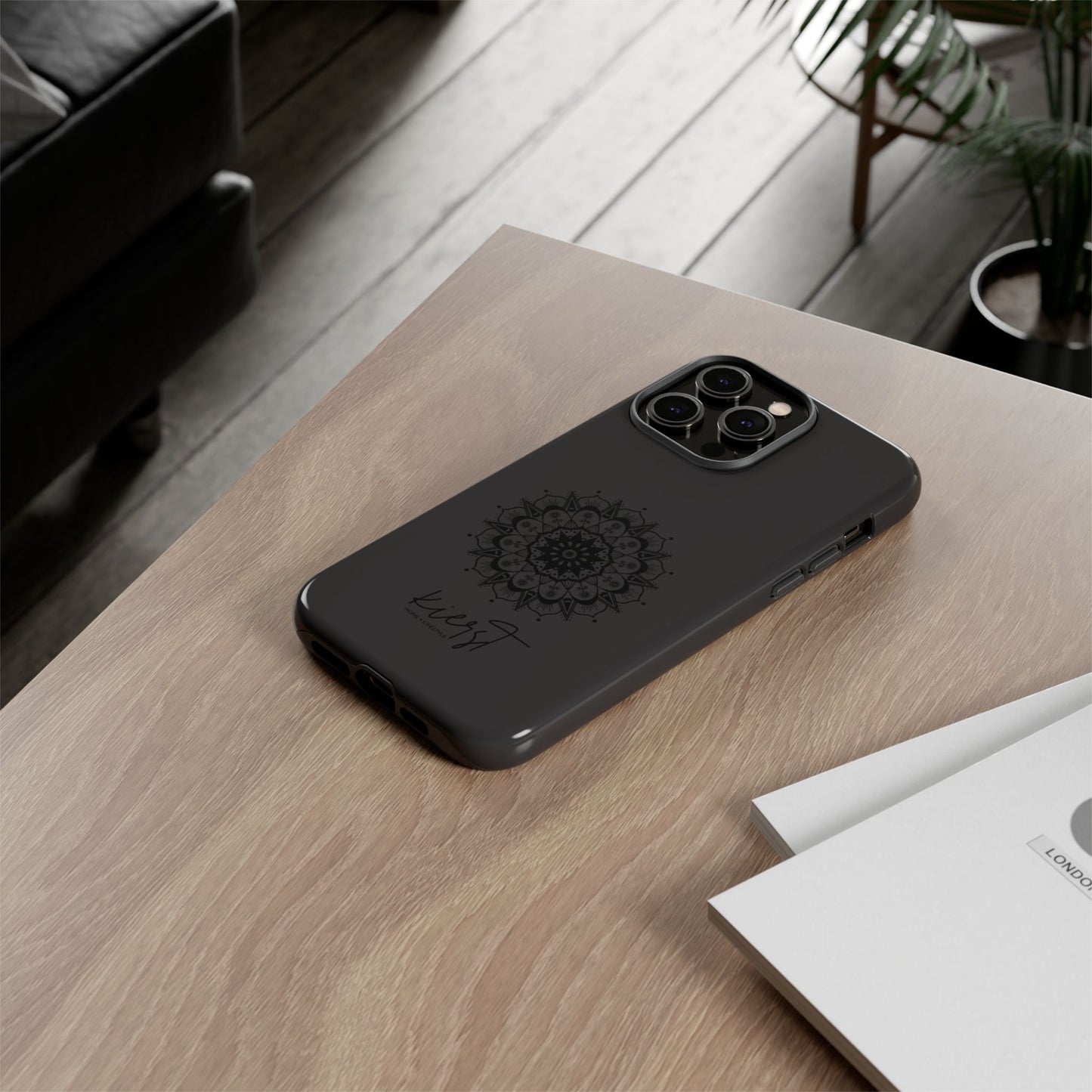 Black Mandala iPhone Case | Refined Calm in Every Curve
