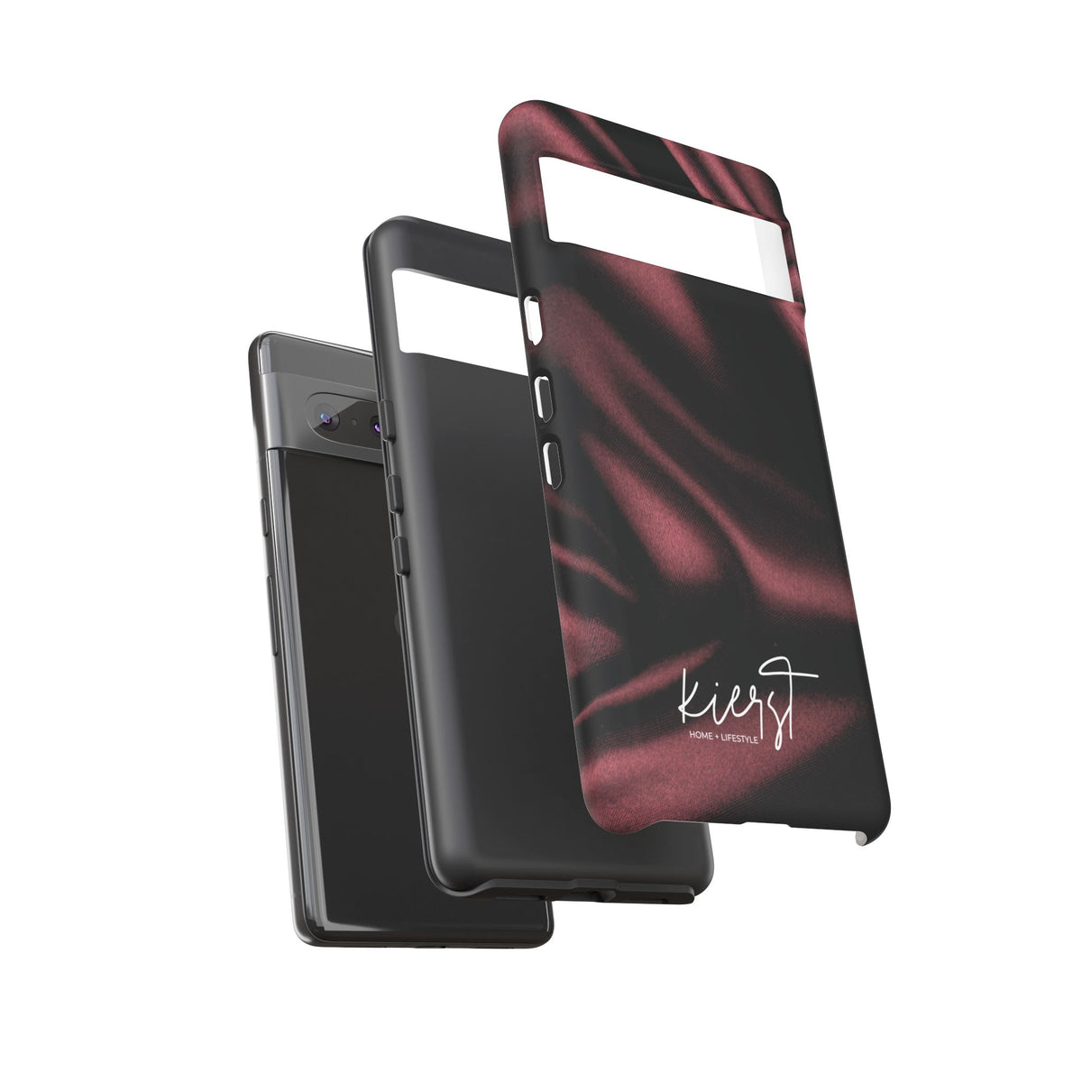 Signature Velvet Noir Silk Print Google Pixel Phone Case