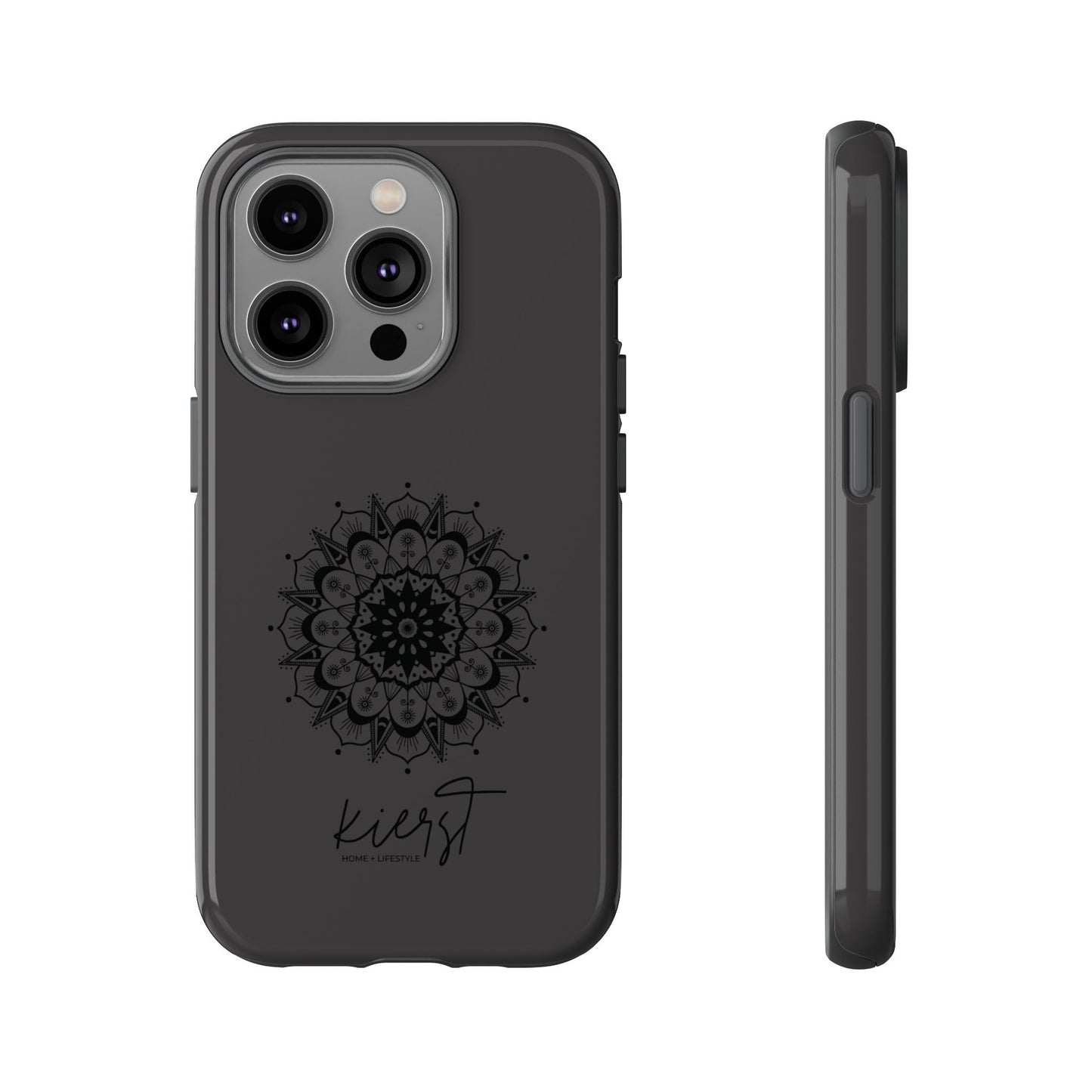 Black Mandala iPhone Case | Refined Calm in Every Curve