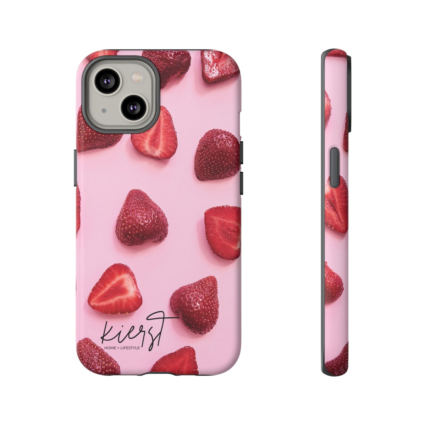 Strawberries iPhone Case | A Sweet Statement Rooted in Soft Luxury