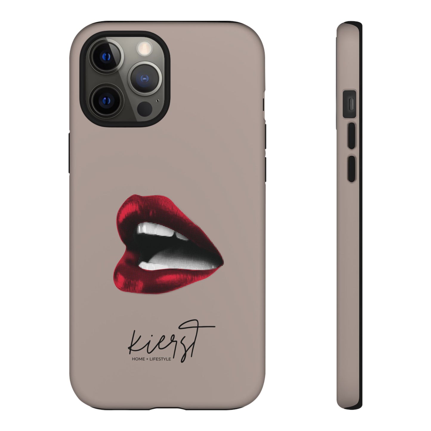 Retro Red Lips iPhone Case | Pop Art Meets Polished