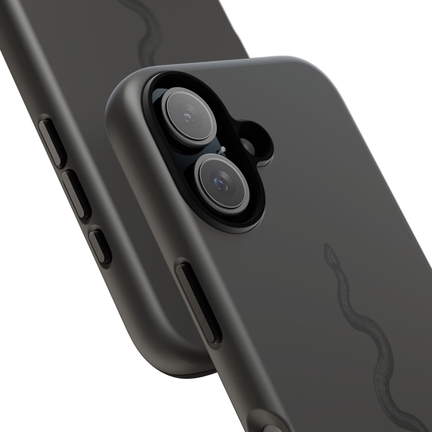 Long Black Snake iPhone Case | Subtle Edge, Quiet Power