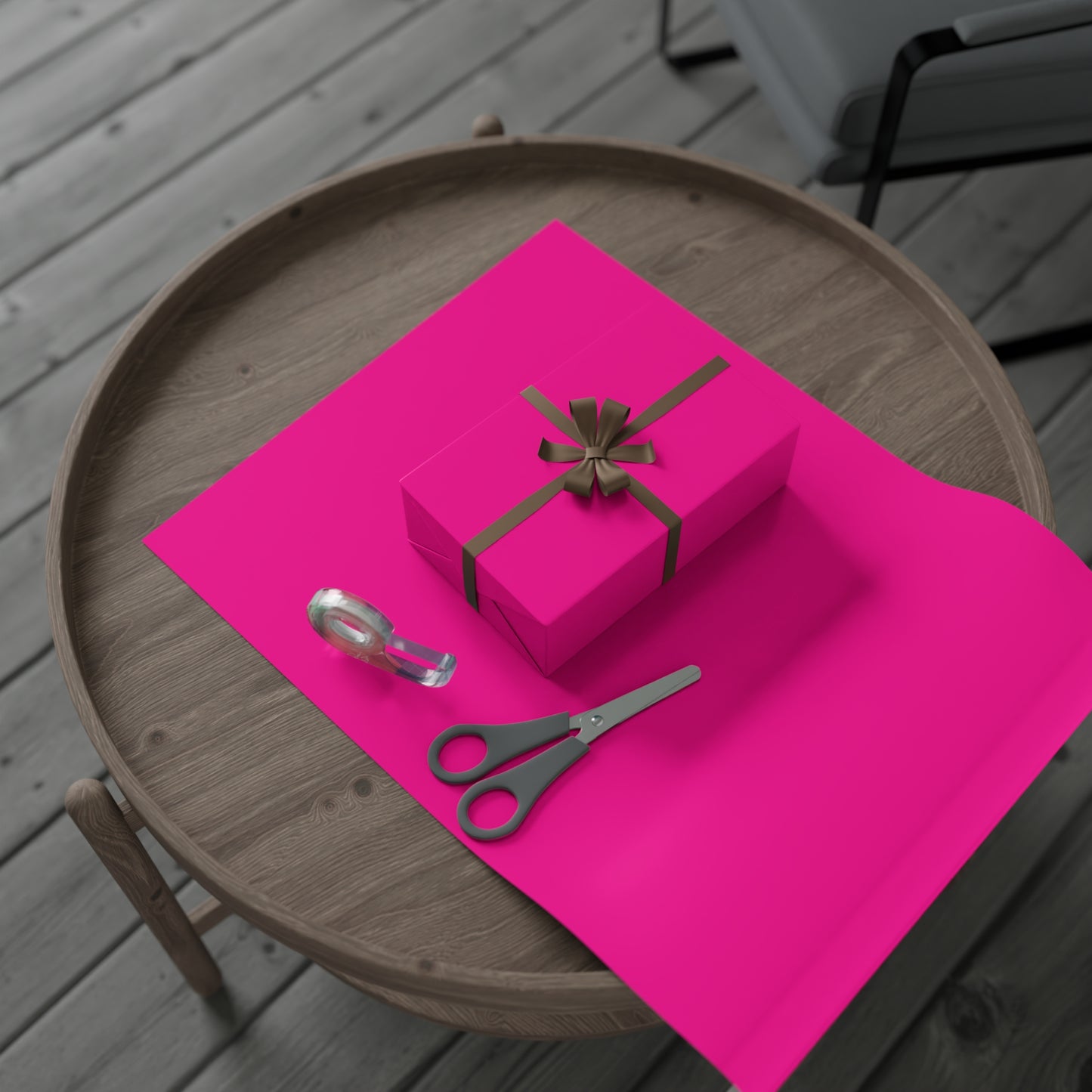 Signature Hot Pink Gift Wrap Paper – Bold, Feminine, Beautiful