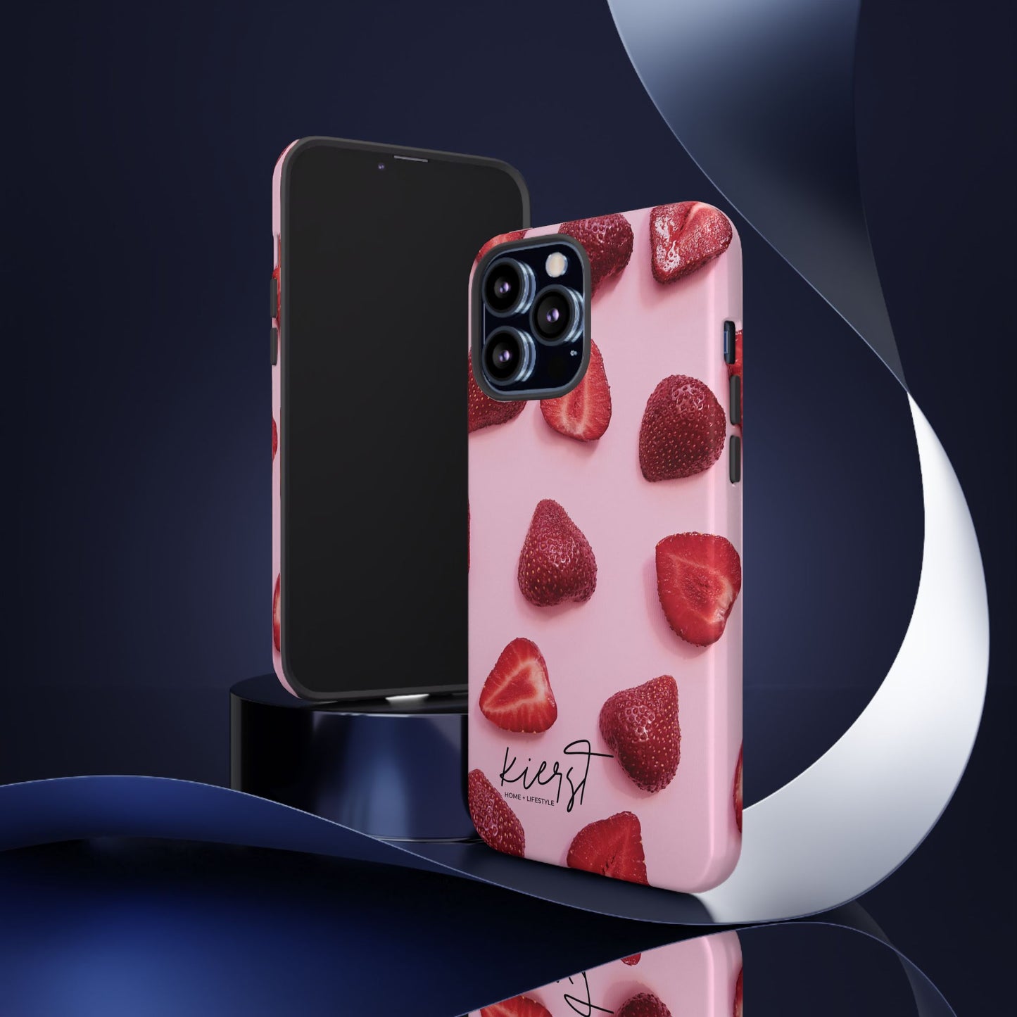 Strawberries iPhone Case | A Sweet Statement Rooted in Soft Luxury