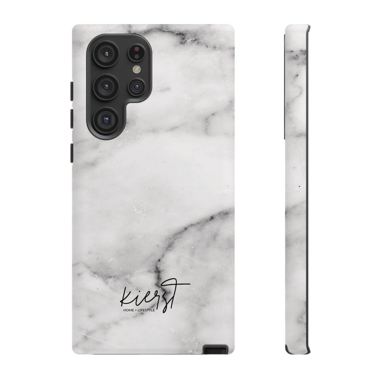 Lived-In White and Grey Marble Samsung Galaxy Case | Soft Strength, Redefined
