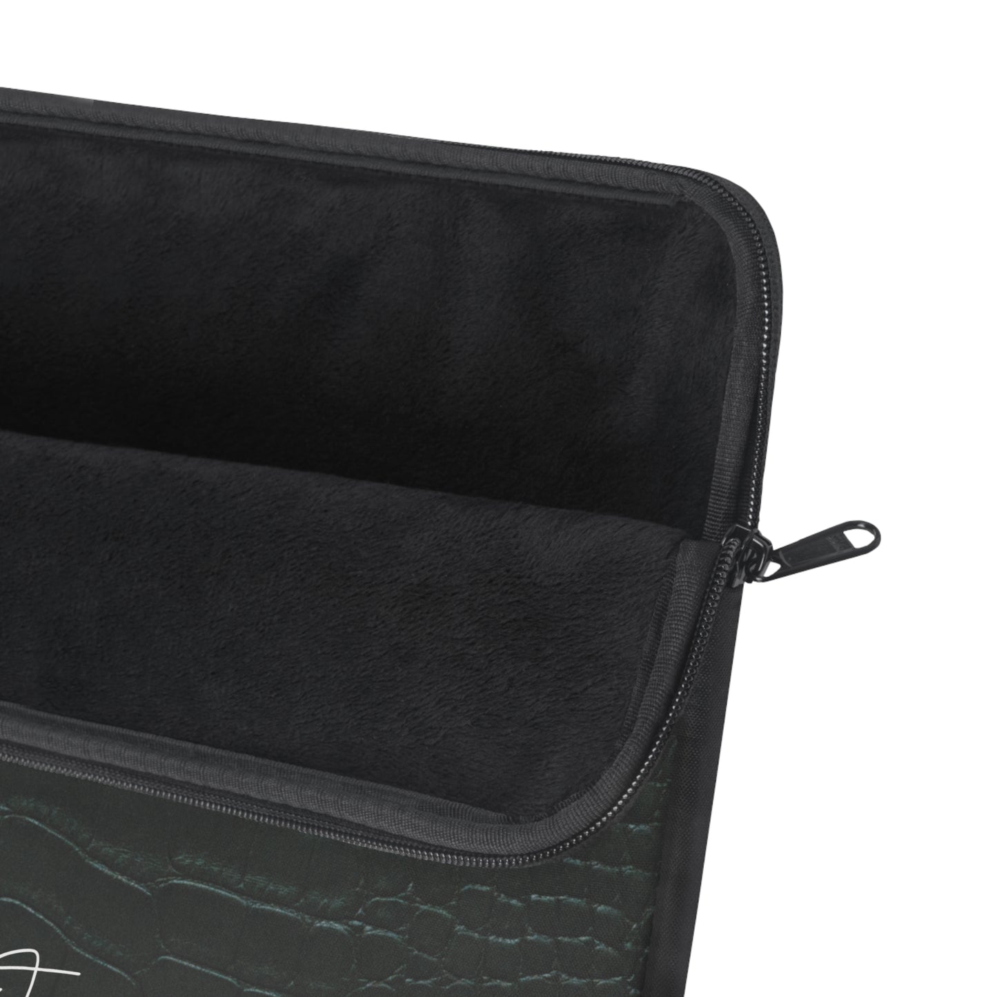 Emerald Crocodile Laptop Sleeve | Quiet Luxury for Your Tech