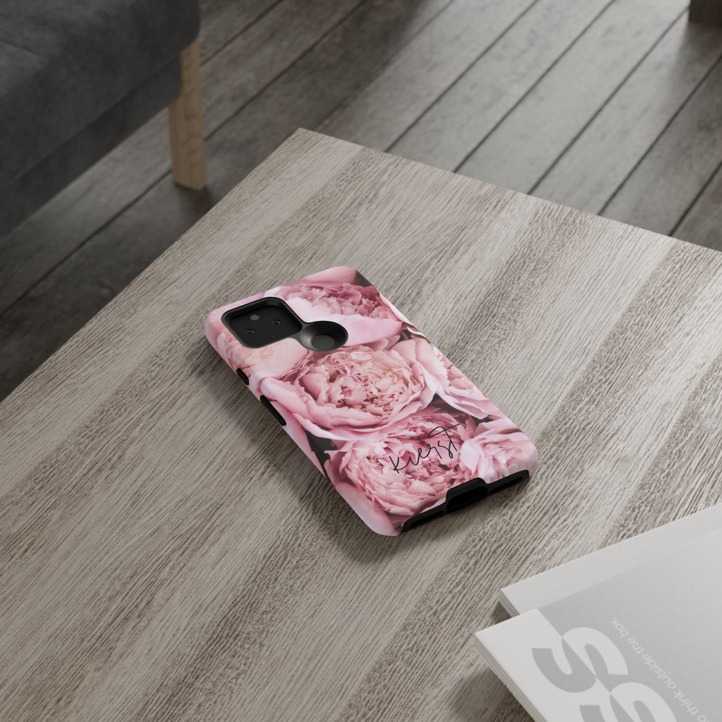 Pink Peonies Google Pixel Phone Case | Romantic Florals, Everyday Function