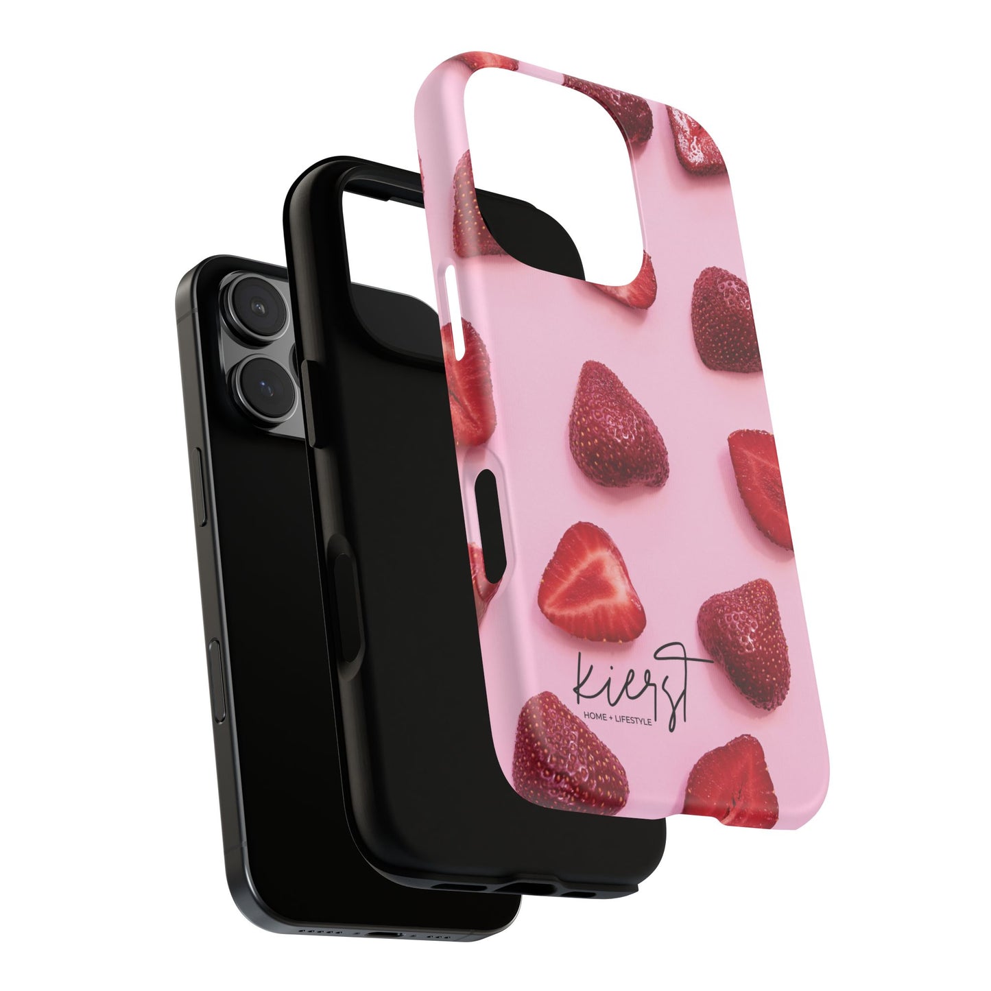 Strawberries iPhone Case | A Sweet Statement Rooted in Soft Luxury