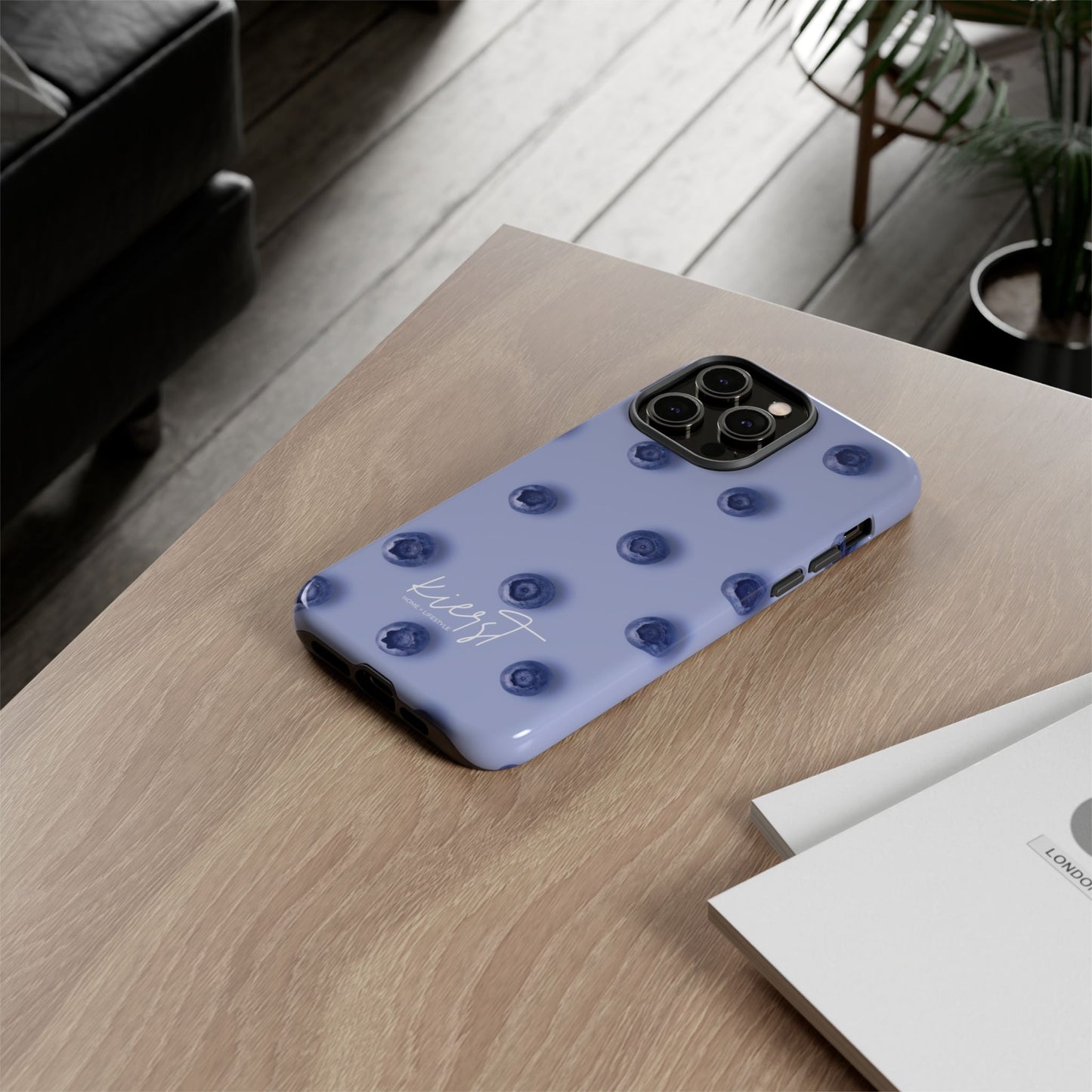 Blueberries iPhone Case | A refined play on fruit-forward charm