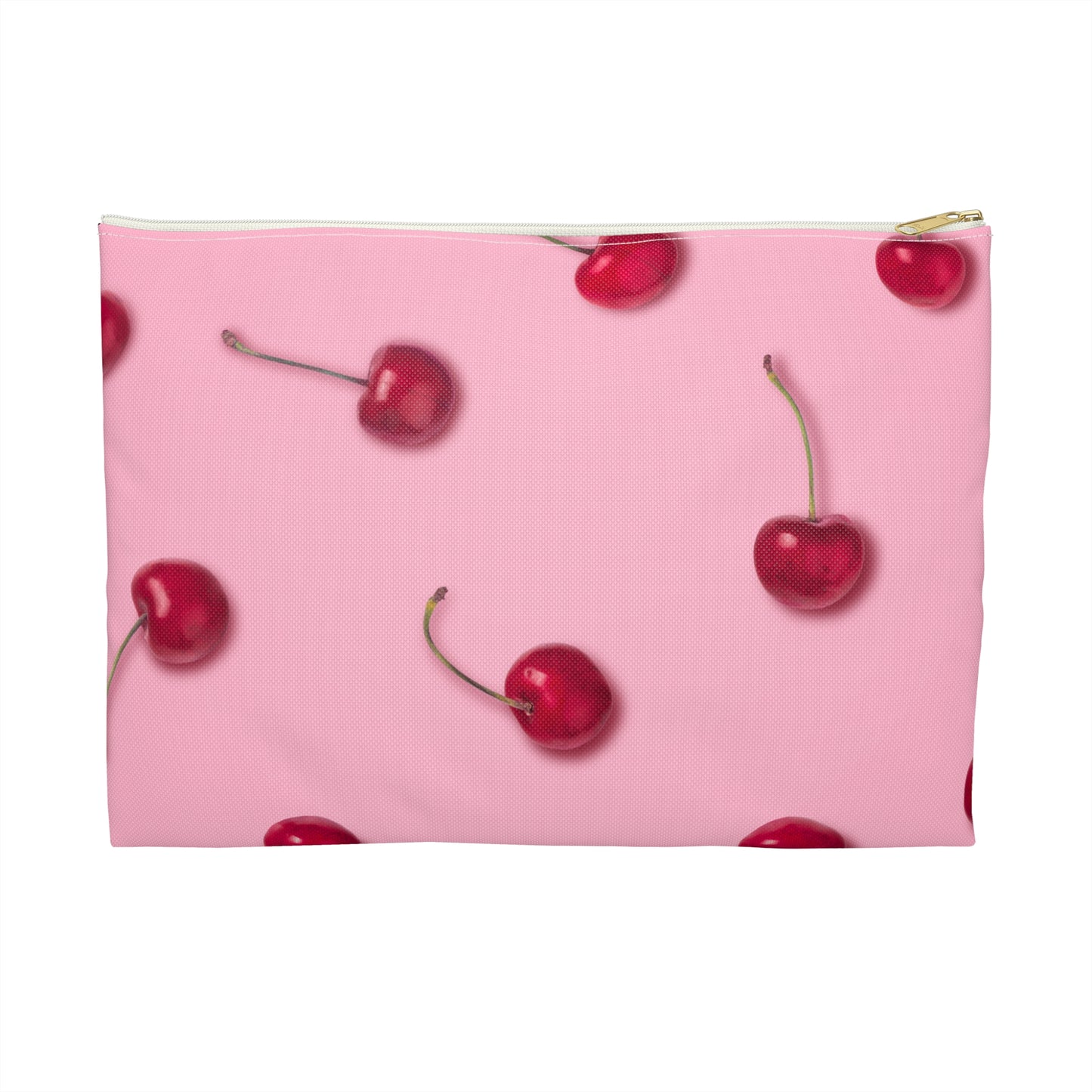 Cherries Accessory Pouch – Limited Edition Pop Cherry Print on Vibrant Pink
