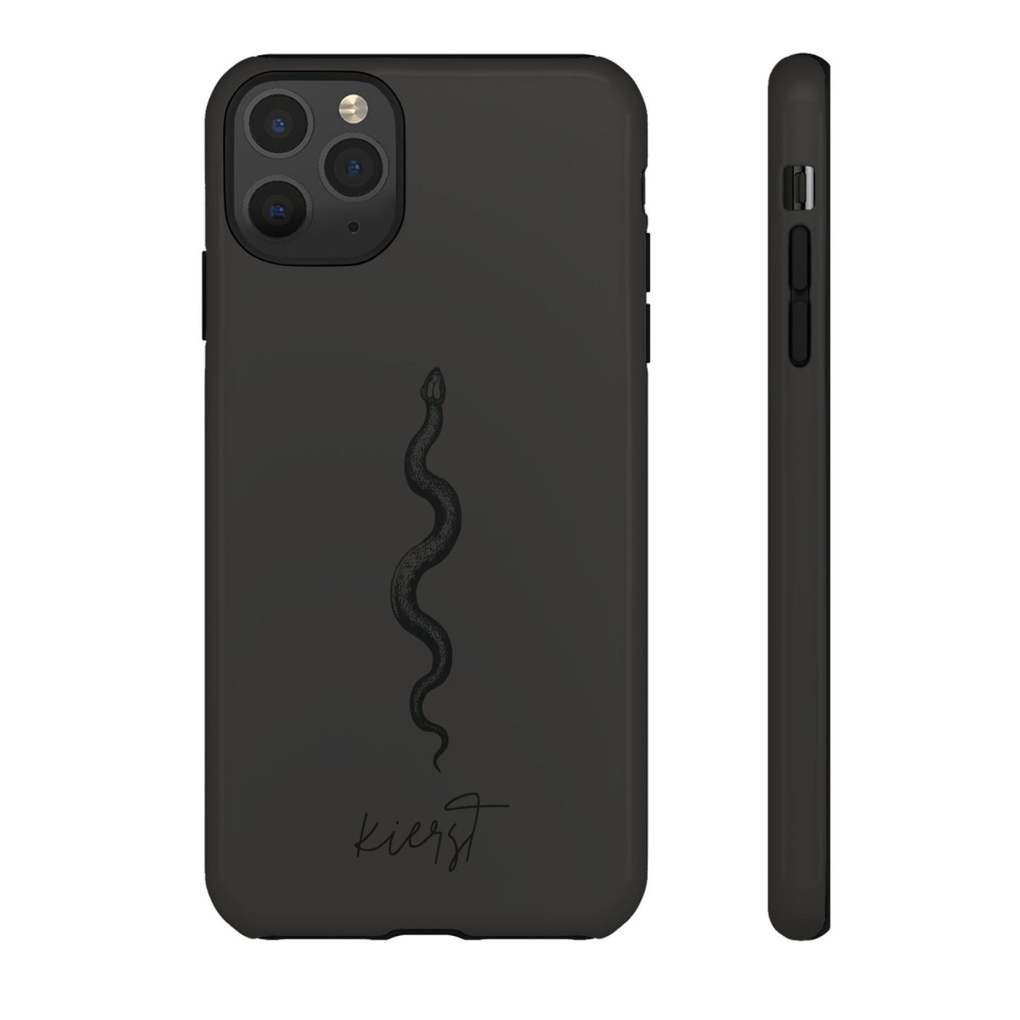 Long Black Snake iPhone Case | Subtle Edge, Quiet Power