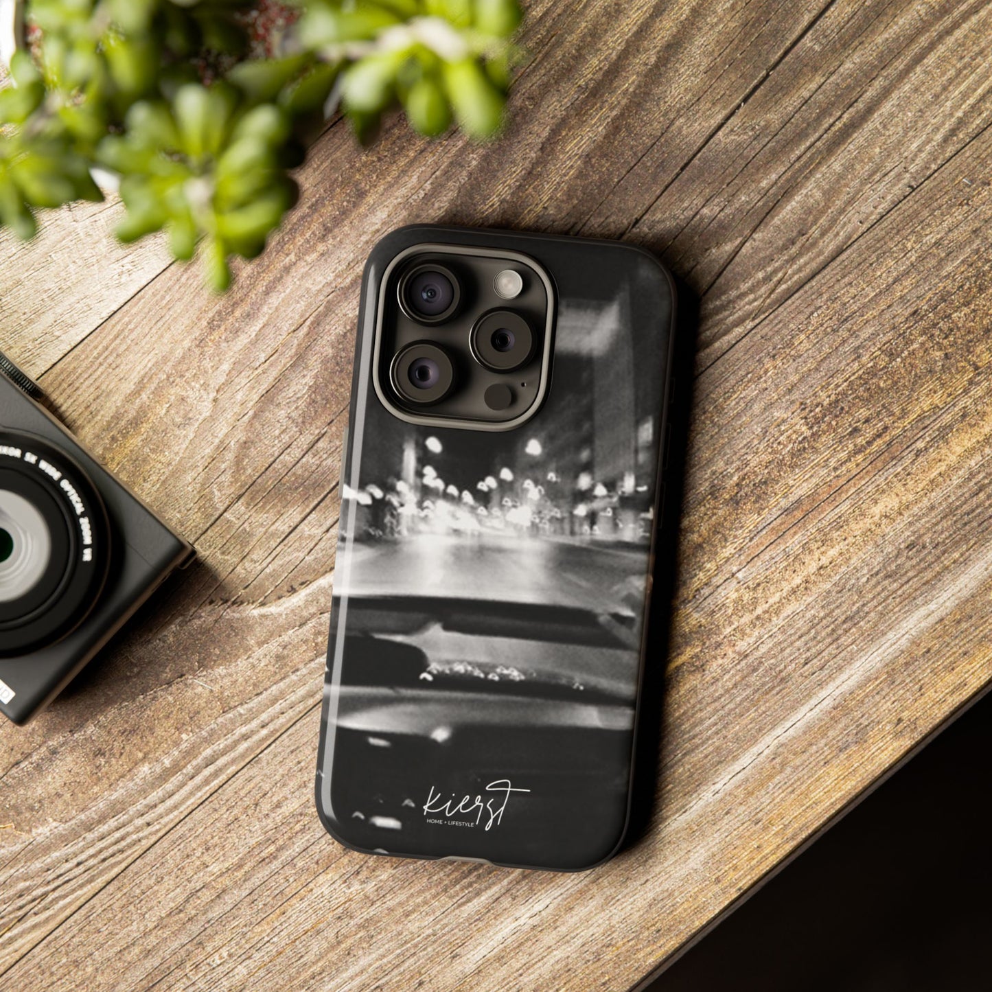 Faded Summer Nights iPhone Case | A Cinematic Blur of City Lights and Nostalgia