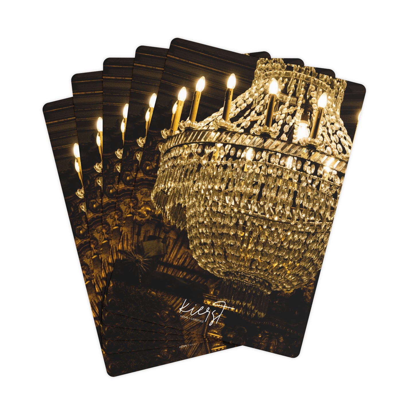 Baroque Chandelier Poker Playing Cards