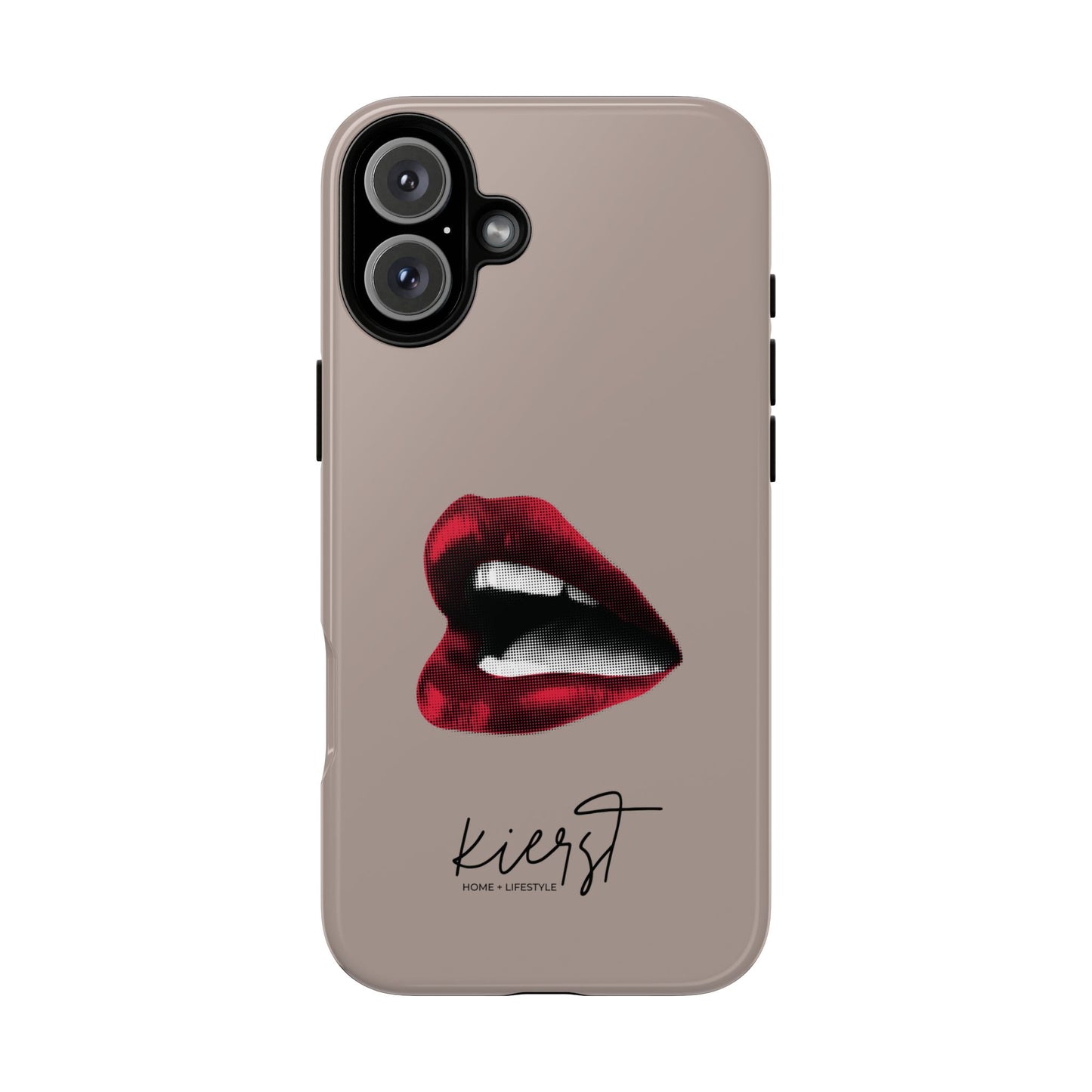 Retro Red Lips iPhone Case | Pop Art Meets Polished
