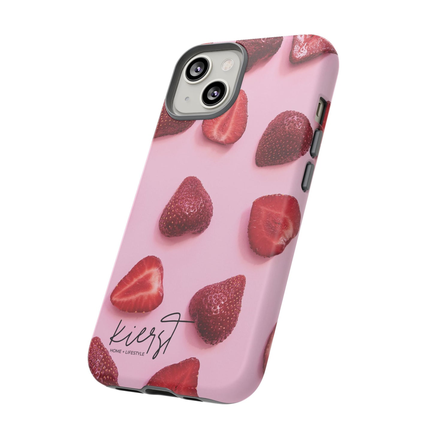 Strawberries iPhone Case | A Sweet Statement Rooted in Soft Luxury