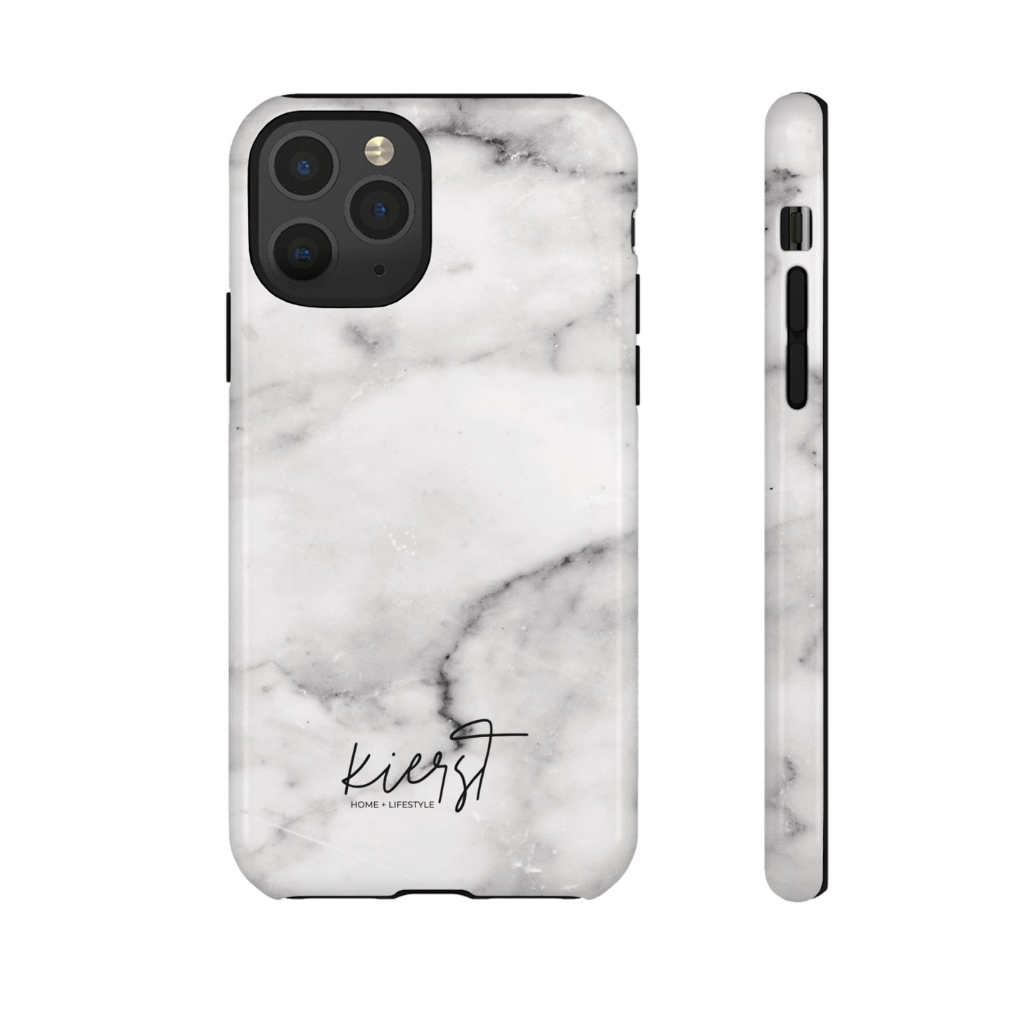 Lived-In White and Grey Marble iPhone Case | Curated Calm, Captured in Marble