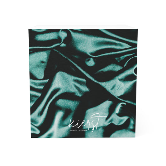 Emerald Silk Sticky Note Cube