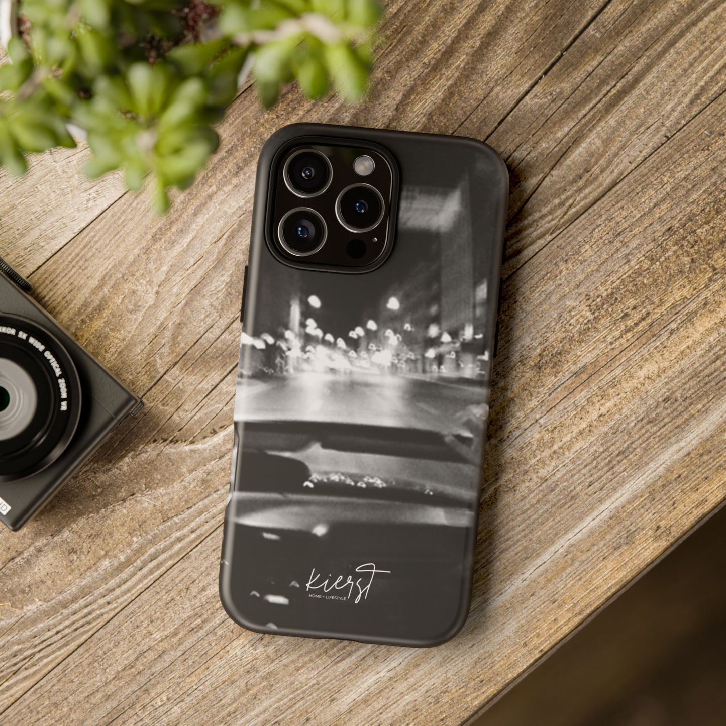 Faded Summer Nights iPhone Case | A Cinematic Blur of City Lights and Nostalgia