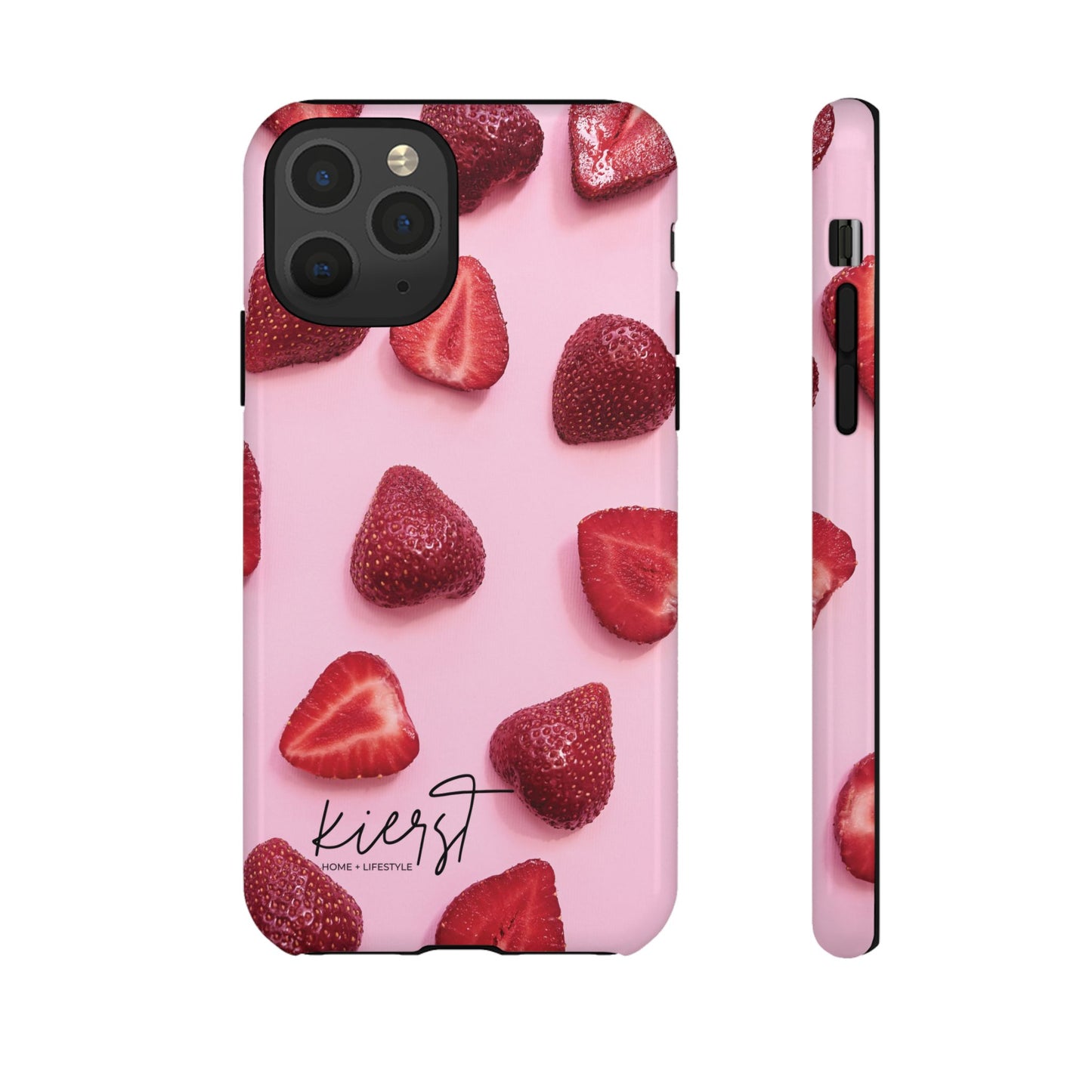 Strawberries iPhone Case | A Sweet Statement Rooted in Soft Luxury