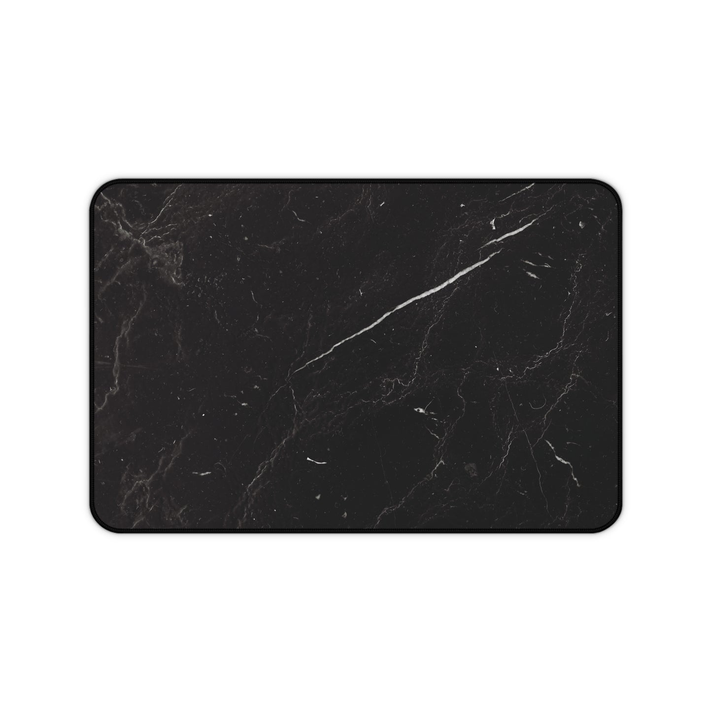 Black Marble Desk Mat | Luxe Workspace Essential