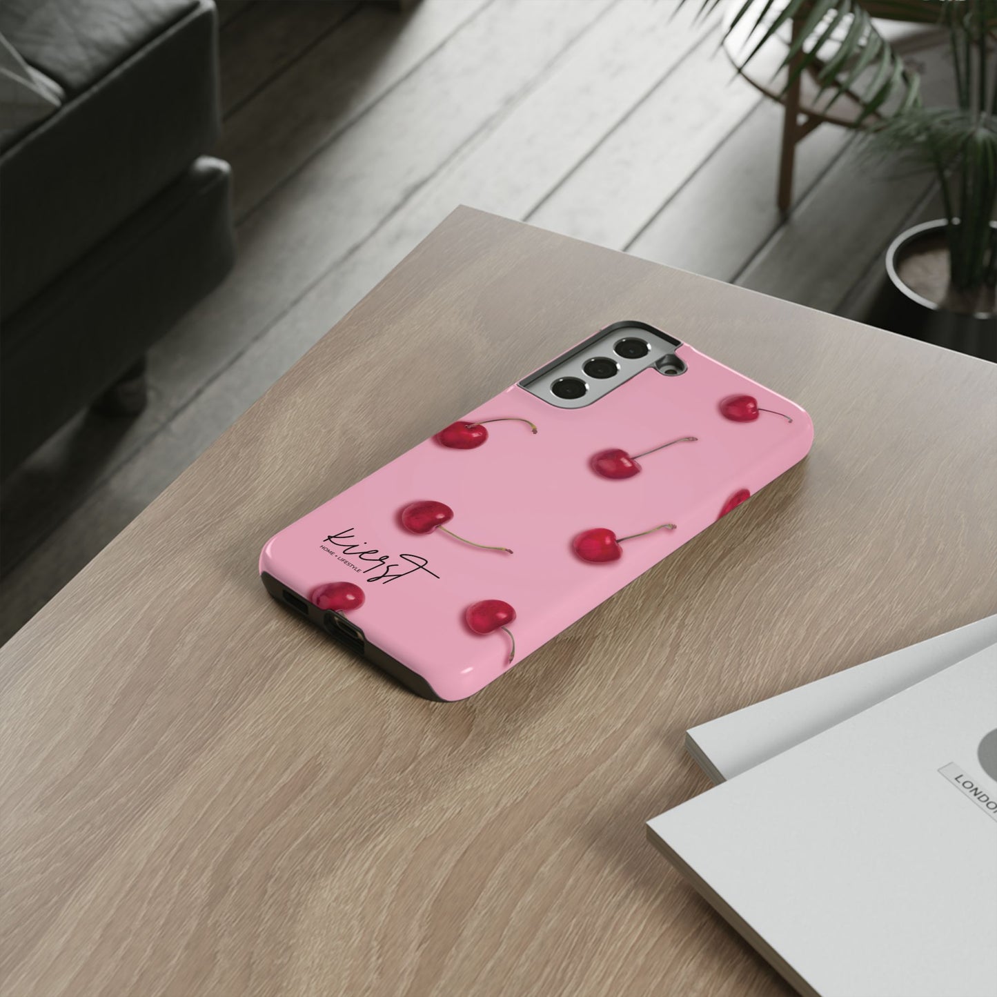 Cherries Samsung Galaxy Phone Case | Sweet Meets Sophisticated in This Standout Cover