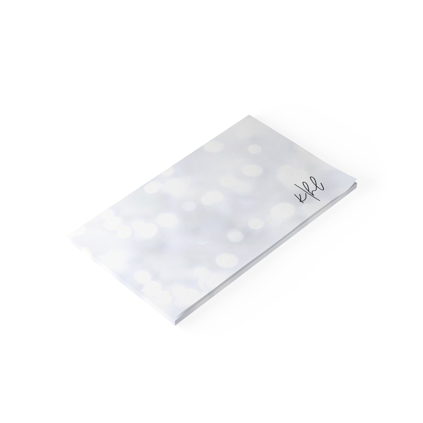 White Sparkle Post-it® Note Pad