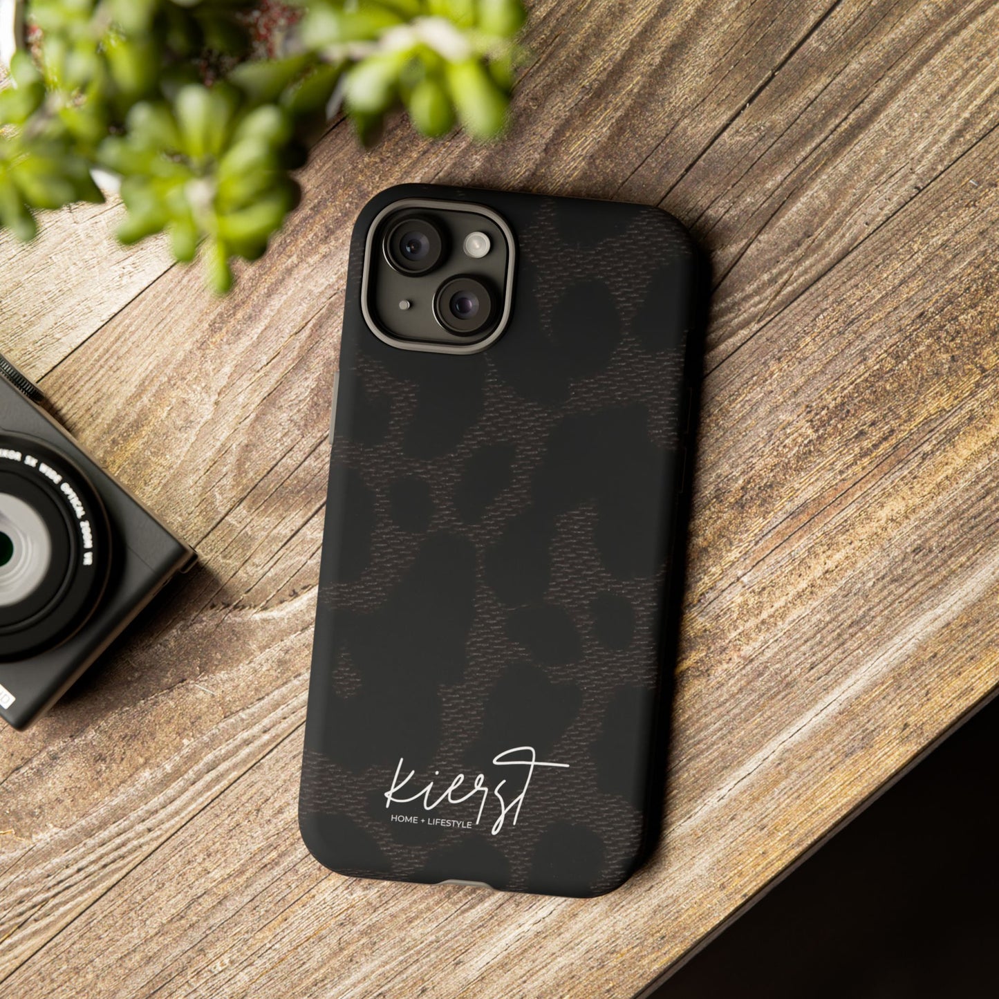 Black Leopard iPhone Case