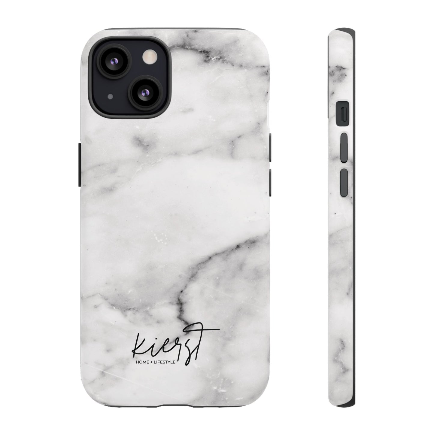Lived-In White and Grey Marble iPhone Case | Curated Calm, Captured in Marble