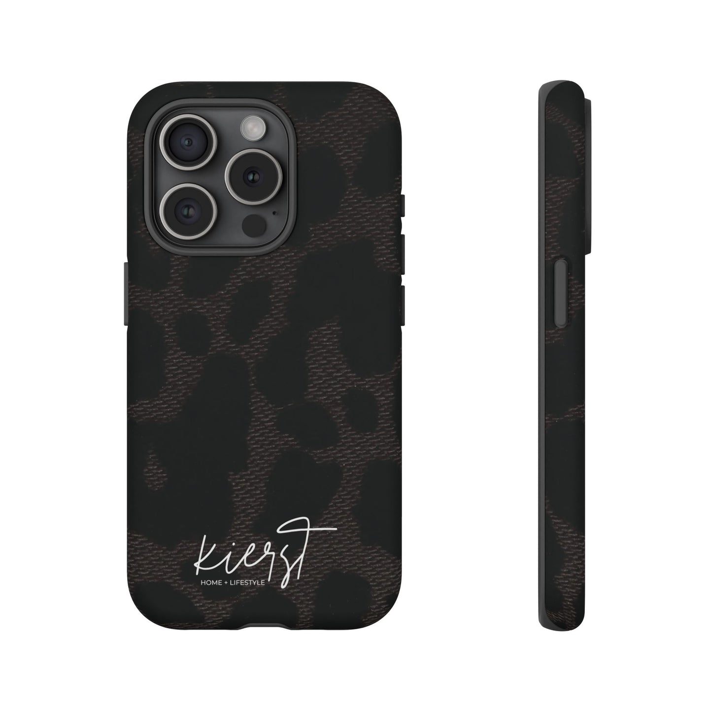 Black Leopard iPhone Case