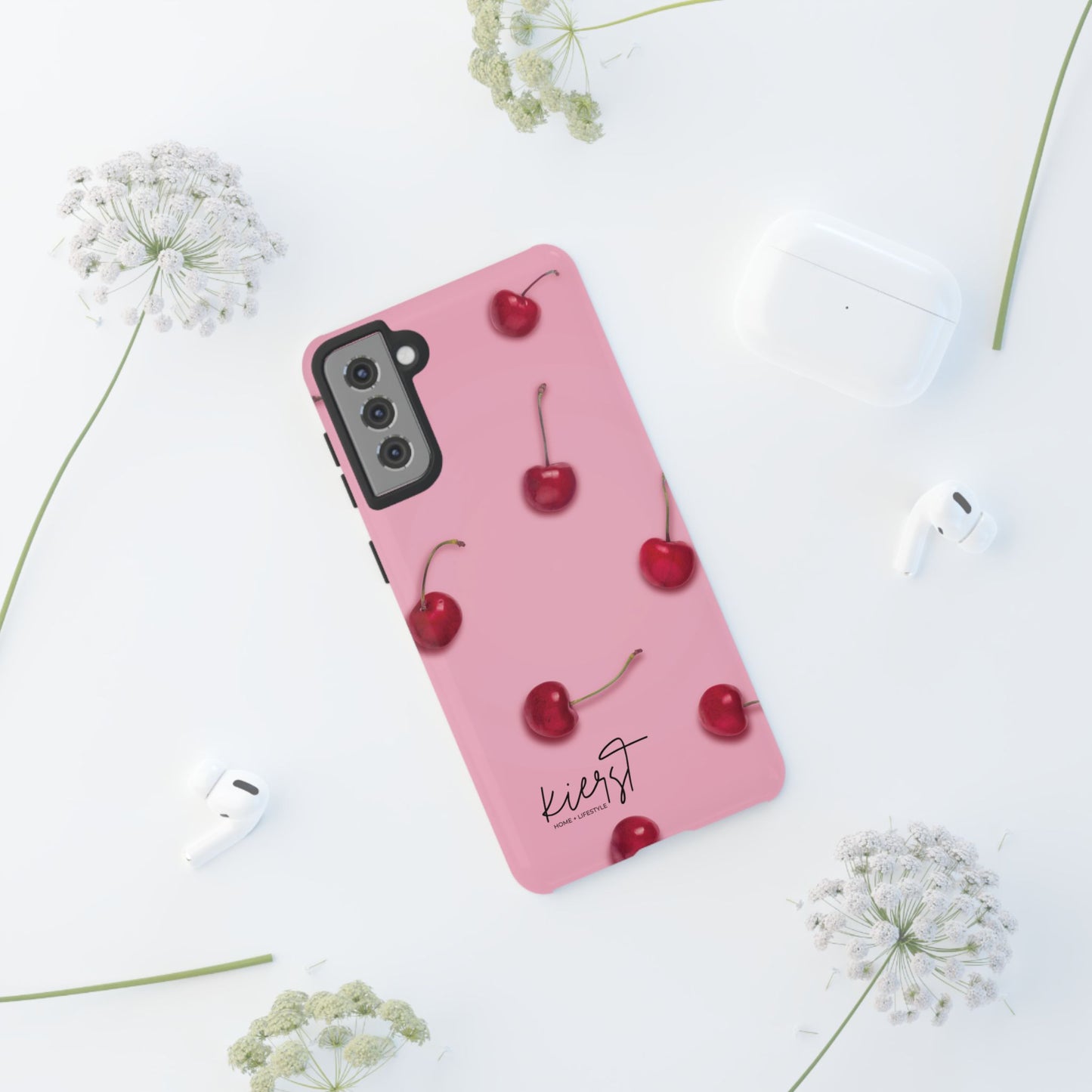 Cherries Samsung Galaxy Phone Case | Sweet Meets Sophisticated in This Standout Cover