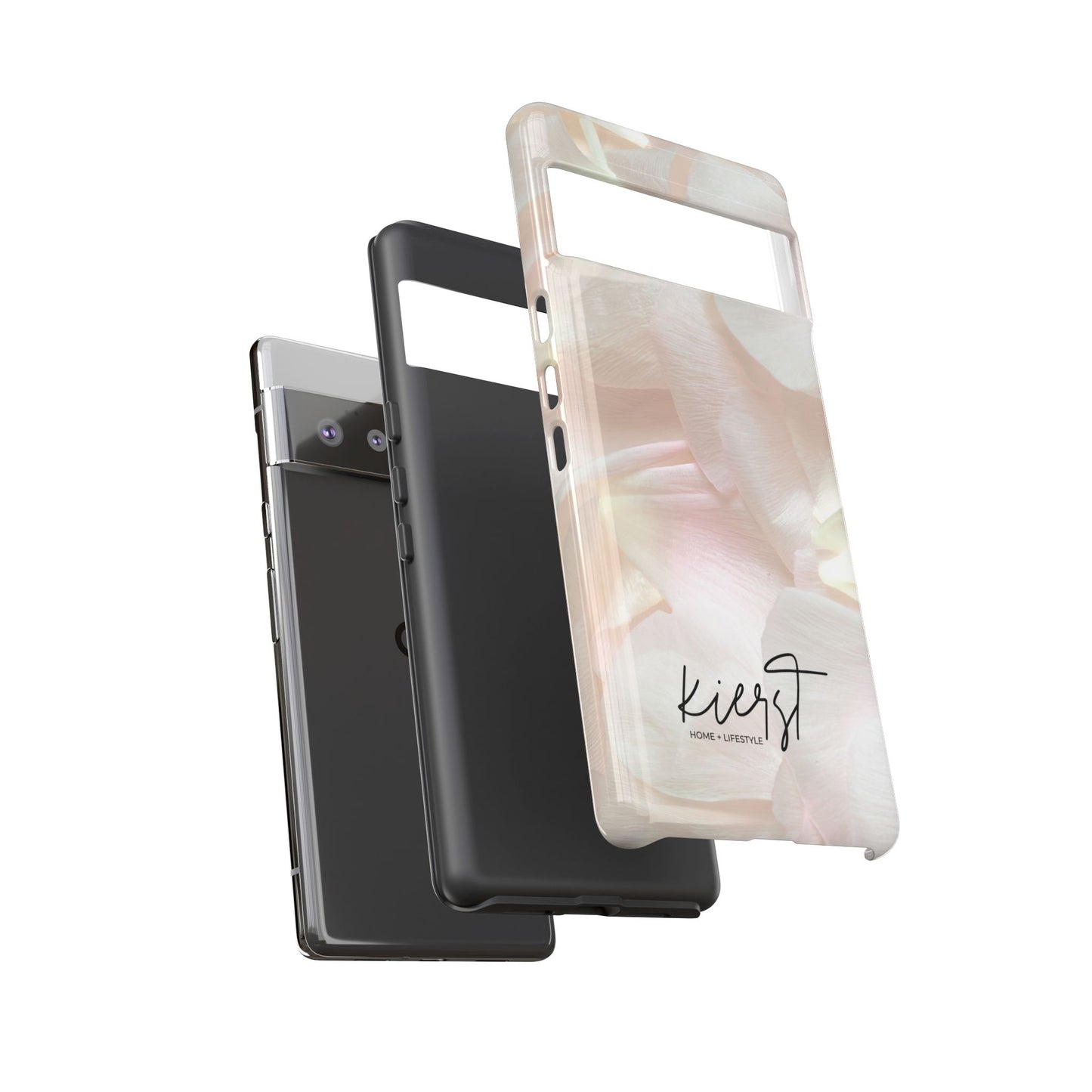 Iridescent Petals Google Pixel Case | Subtle Floral Elegance
